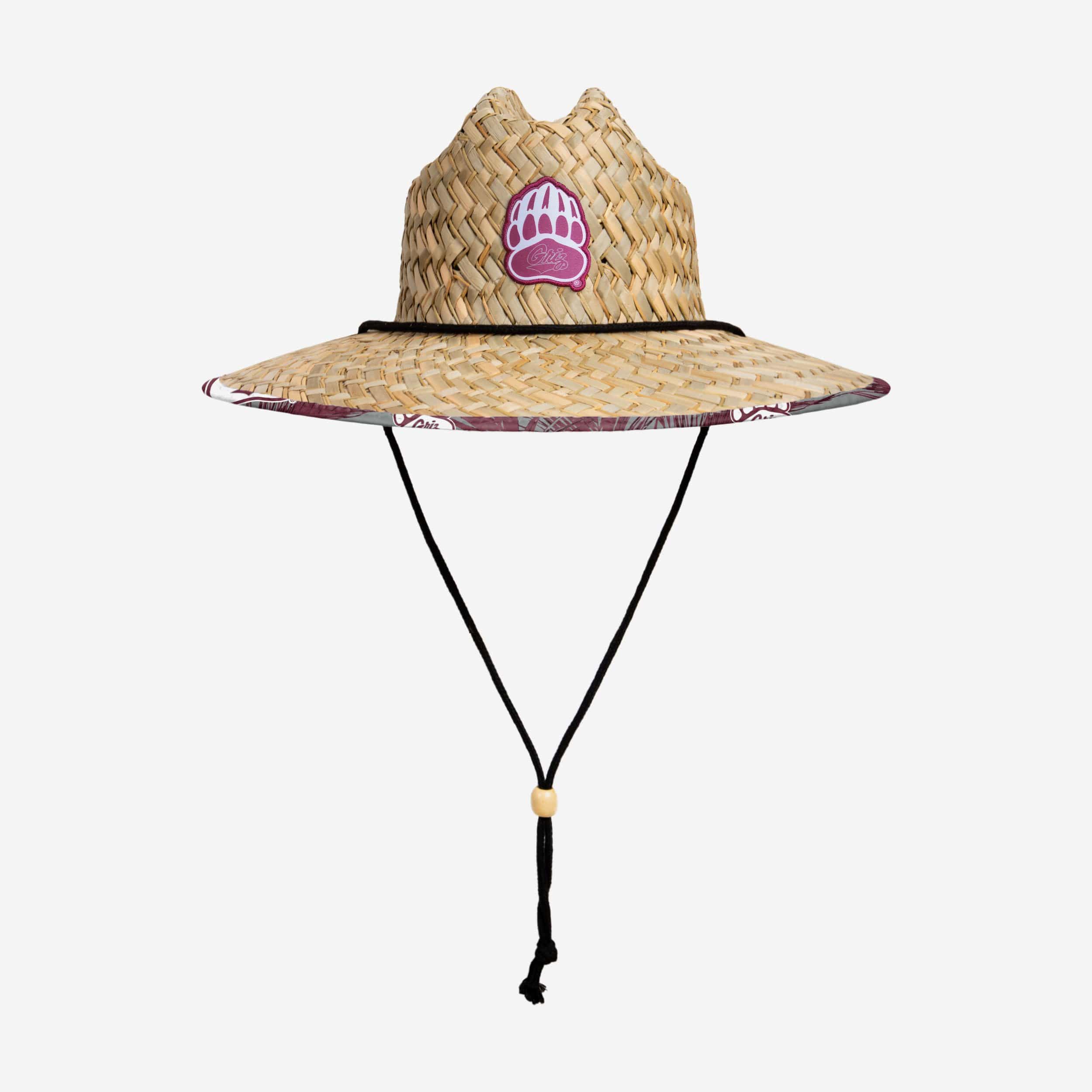 Montana Grizzlies Stylish Floral Straw Hat - A Summer Must-Have