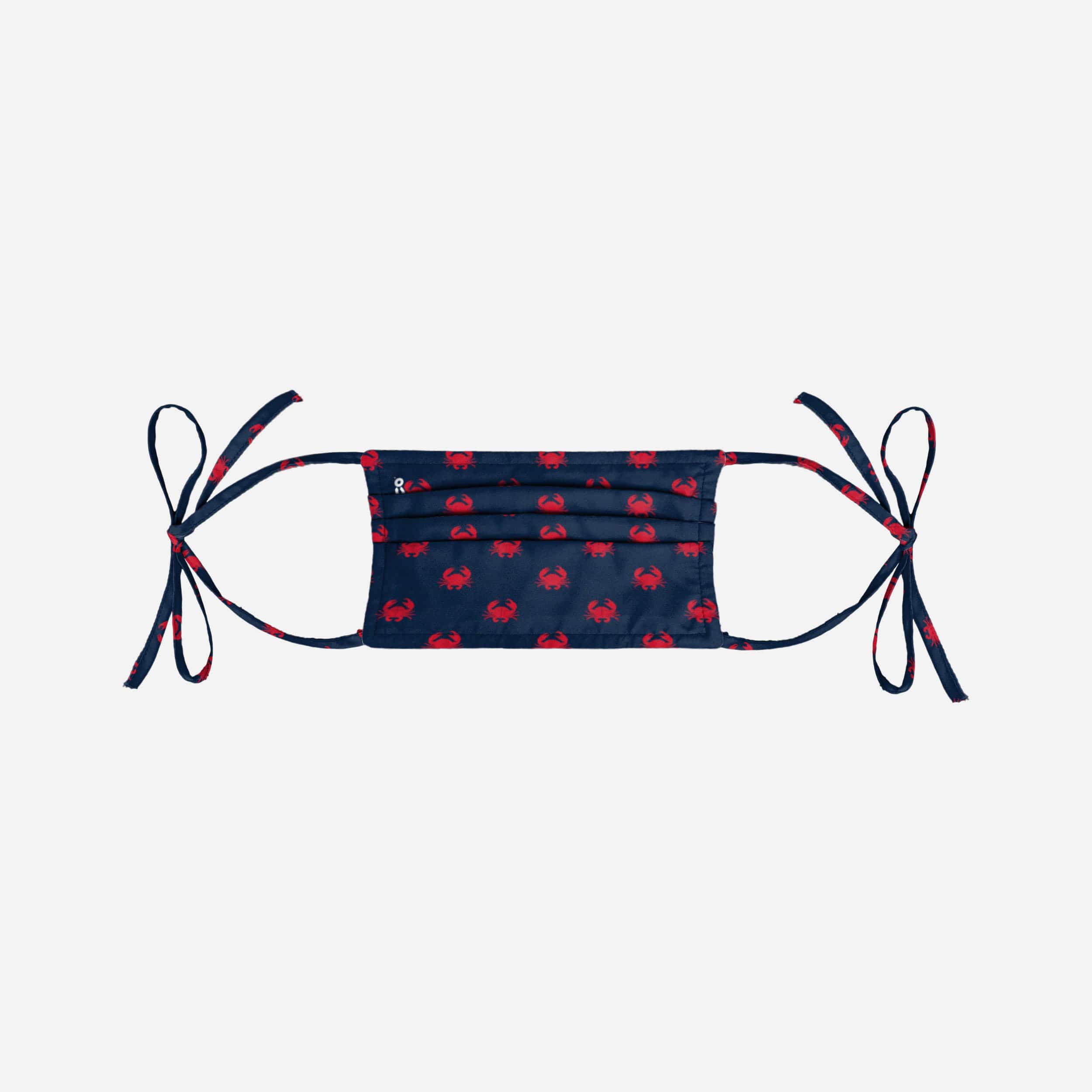 Stylish Crabs Tie-Back Face Cover