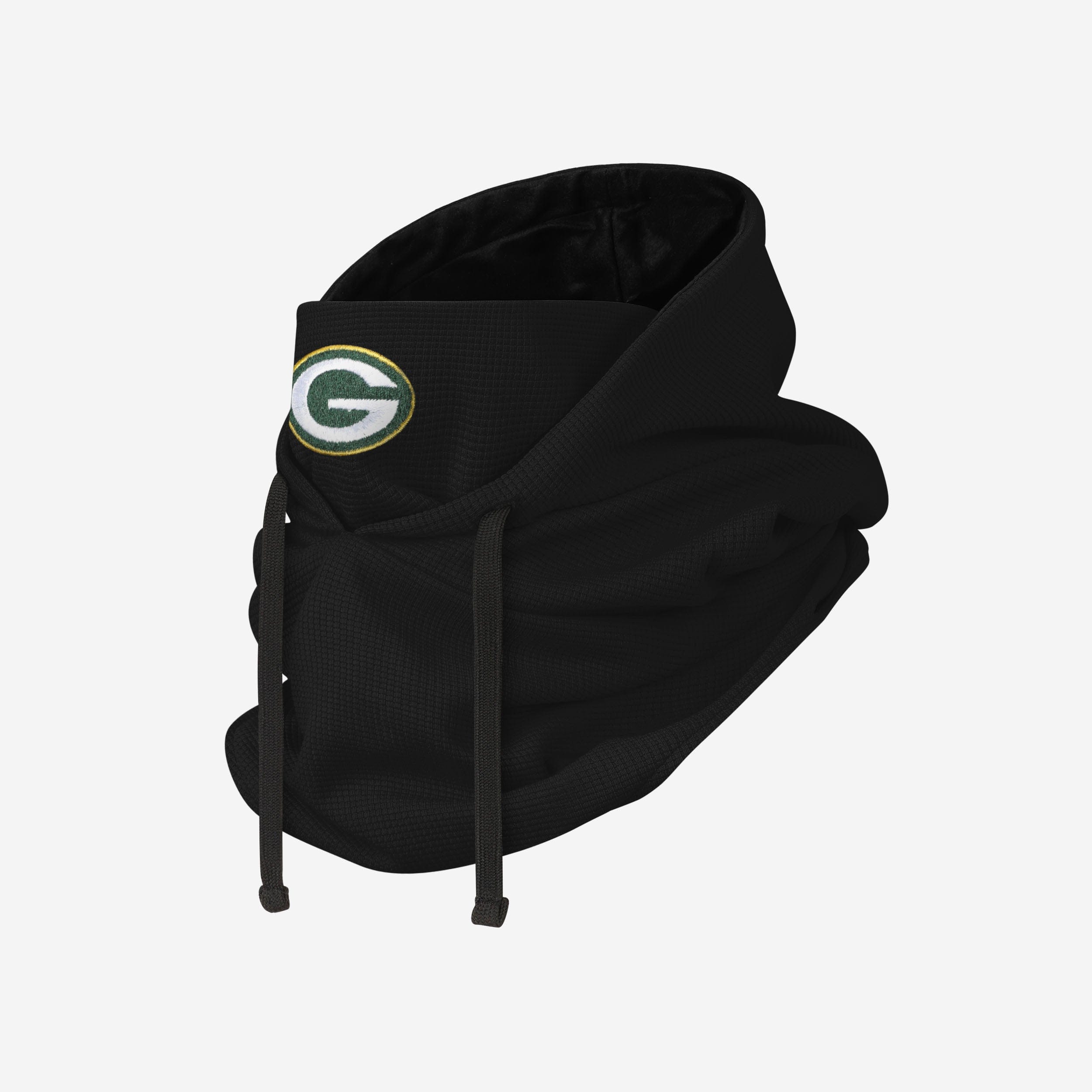 Green Bay Packers Waffle Drawstring Hooded Gaiter - Your Ultimate Cold-Weather Companion