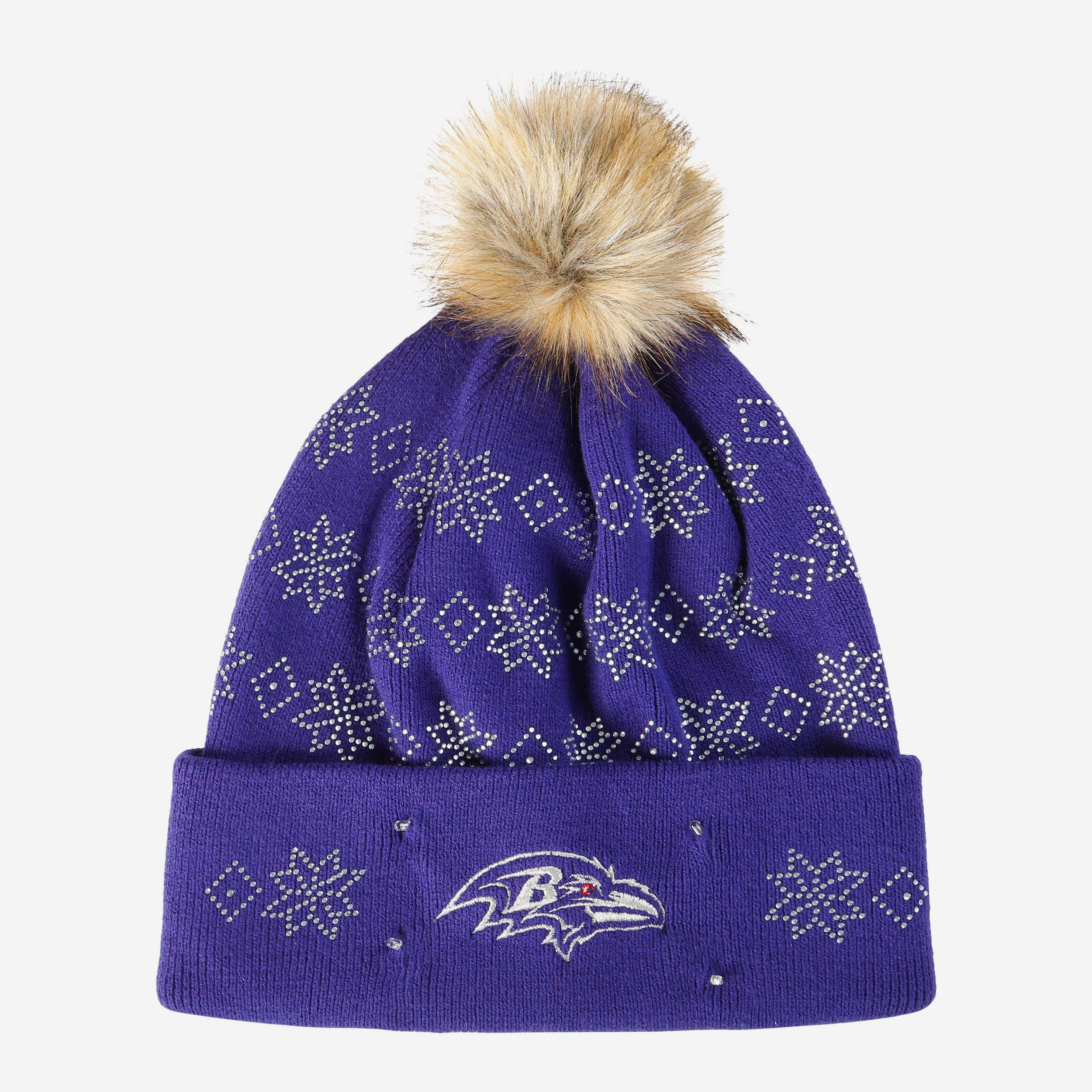 Baltimore Ravens Sparkling Light-Up Beanie: Show Your Team Spirit!