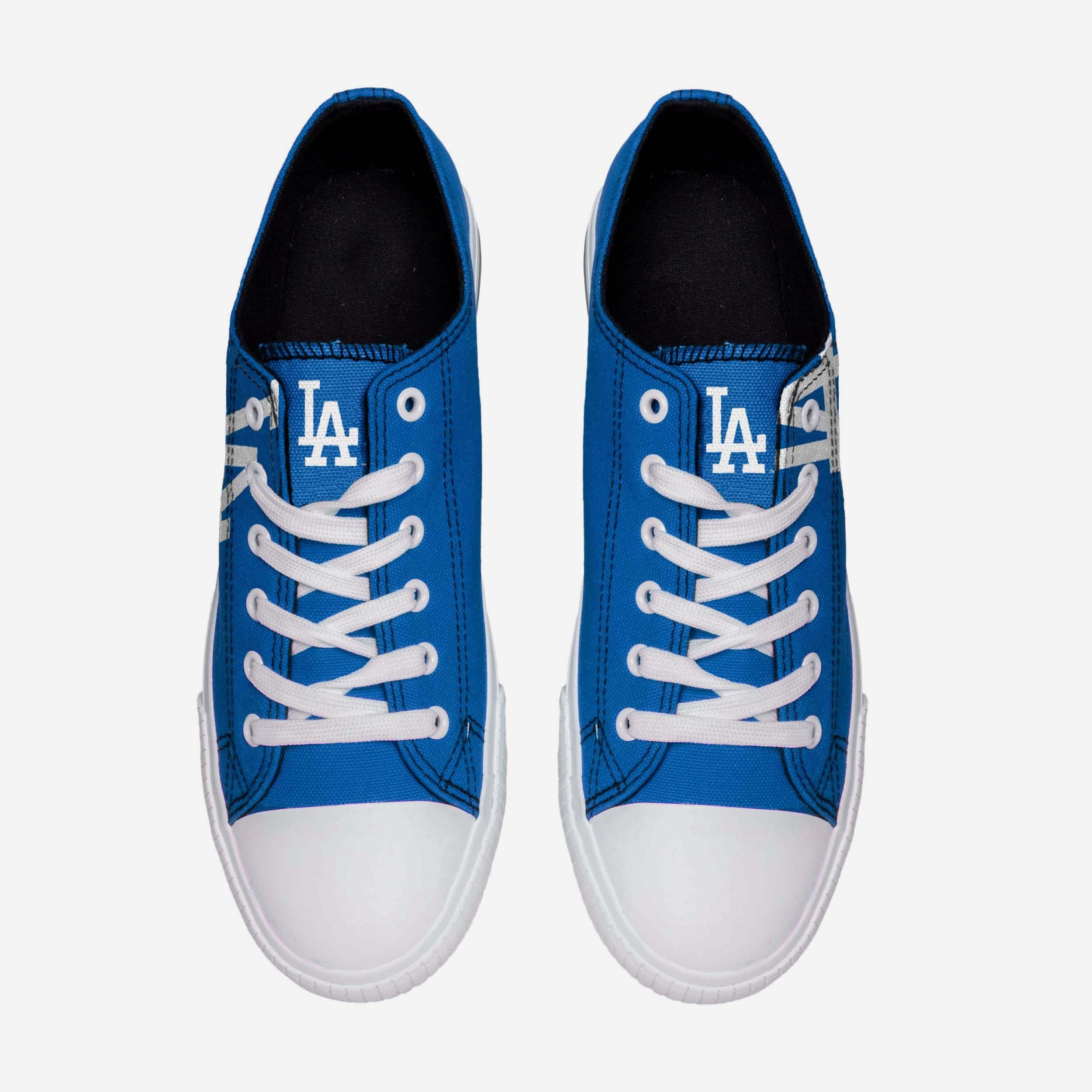 Stylish Los Angeles Dodgers Men's Low-Top Big Logo Canvas Shoes