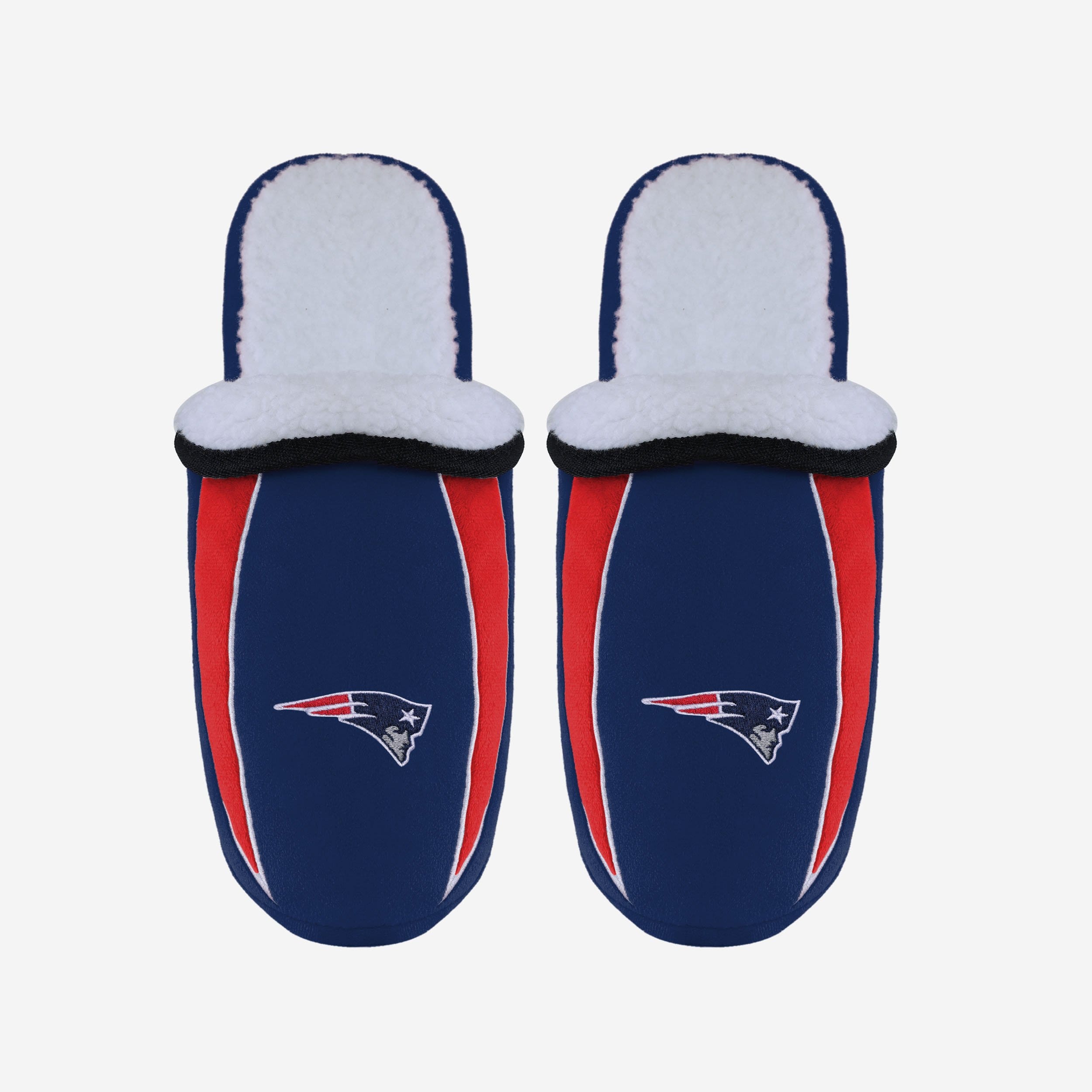 New England Patriots Ultra - Comfort Sherpa Slide Slippers