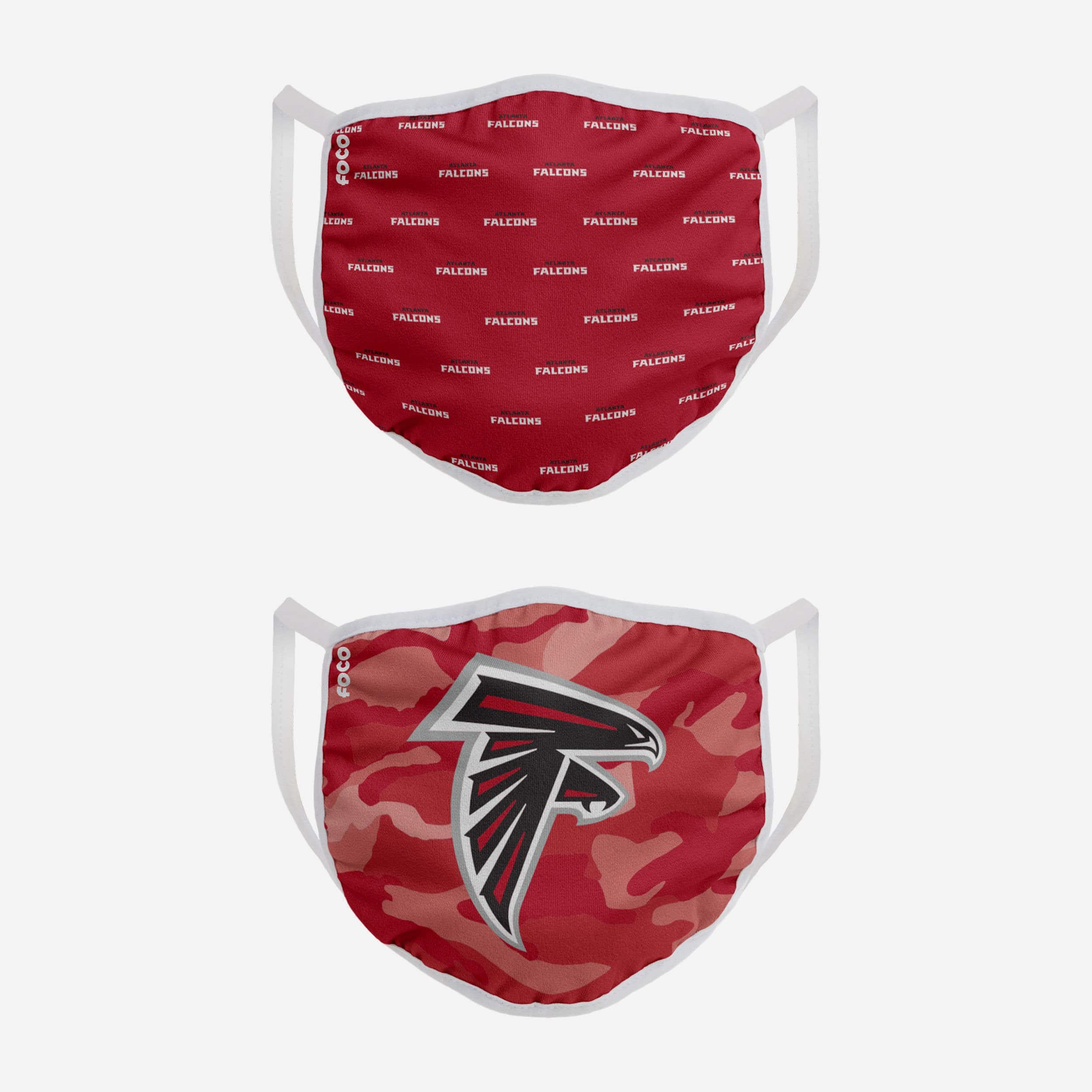 Atlanta Falcons Dynamic 2-Pack Face Covers - Show Your Team Spirit!