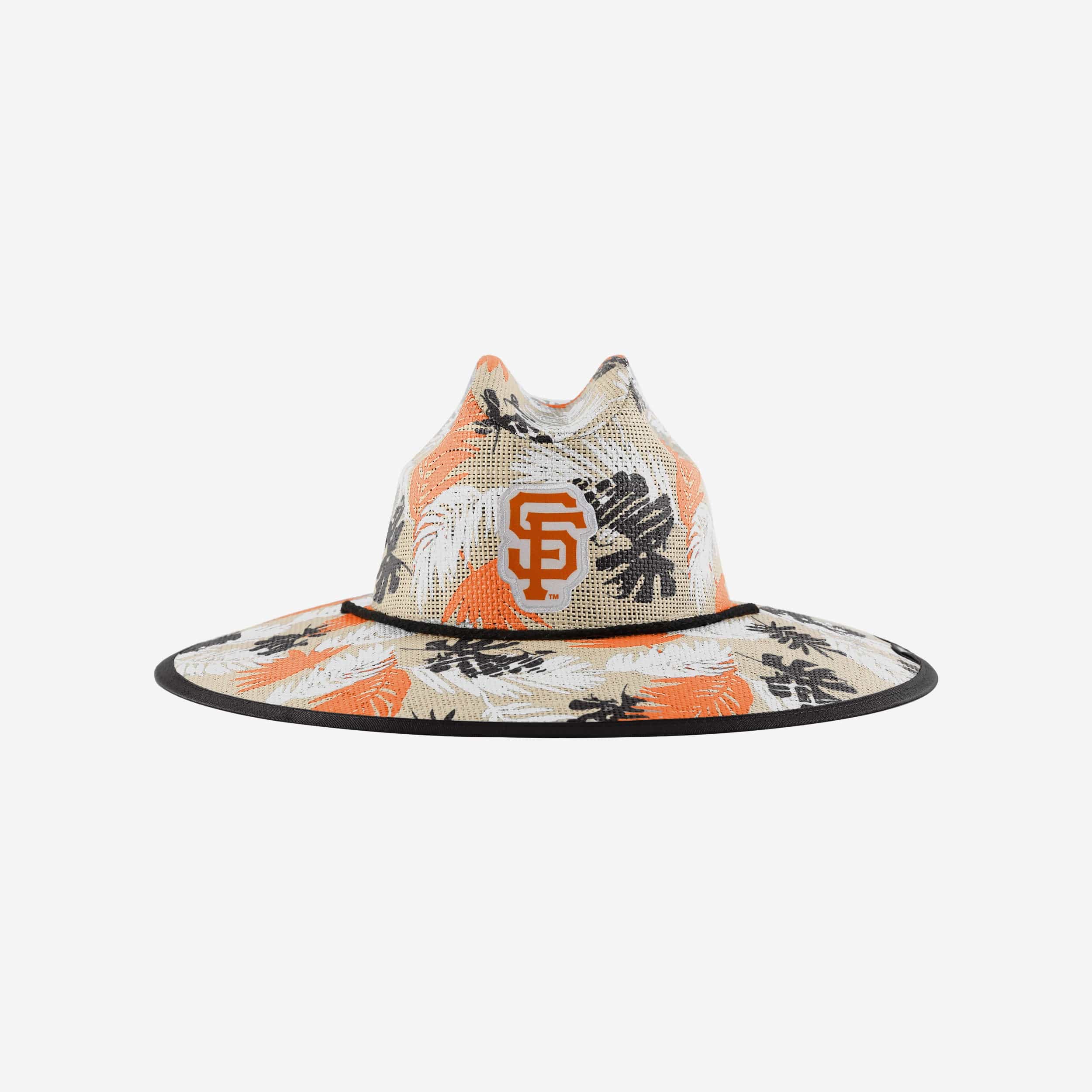 San Francisco Giants Stylish Floral Printed Straw Hat - Must - Have for Fans!