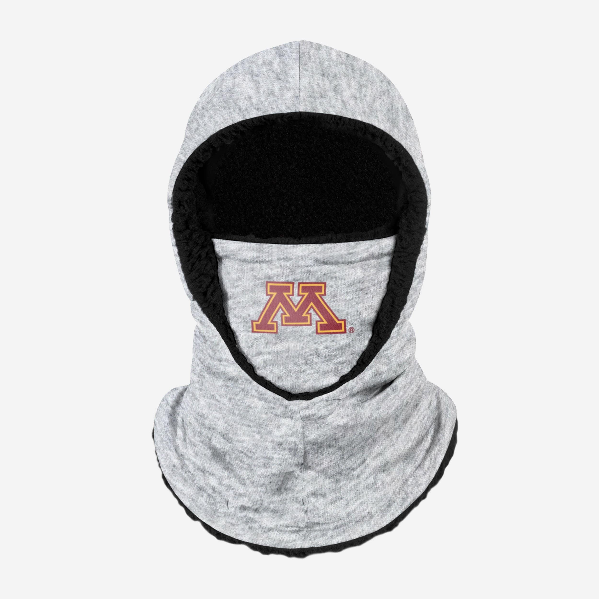Minnesota Golden Gophers Heather Grey Big Logo Hooded Gaiter - A Must-Have for Fans!