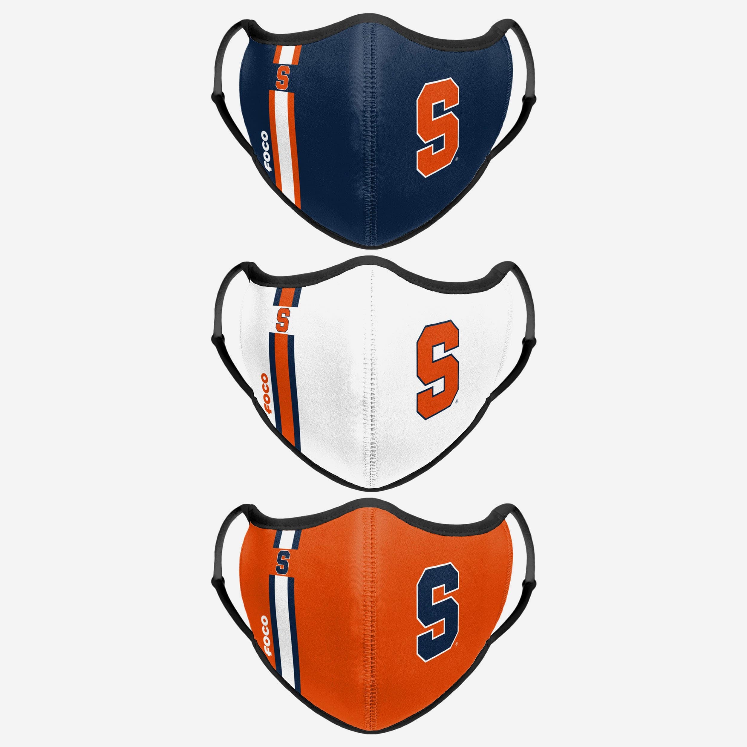 Syracuse Orange Sport 3-Pack Face Cover - Show Your Team Spirit!