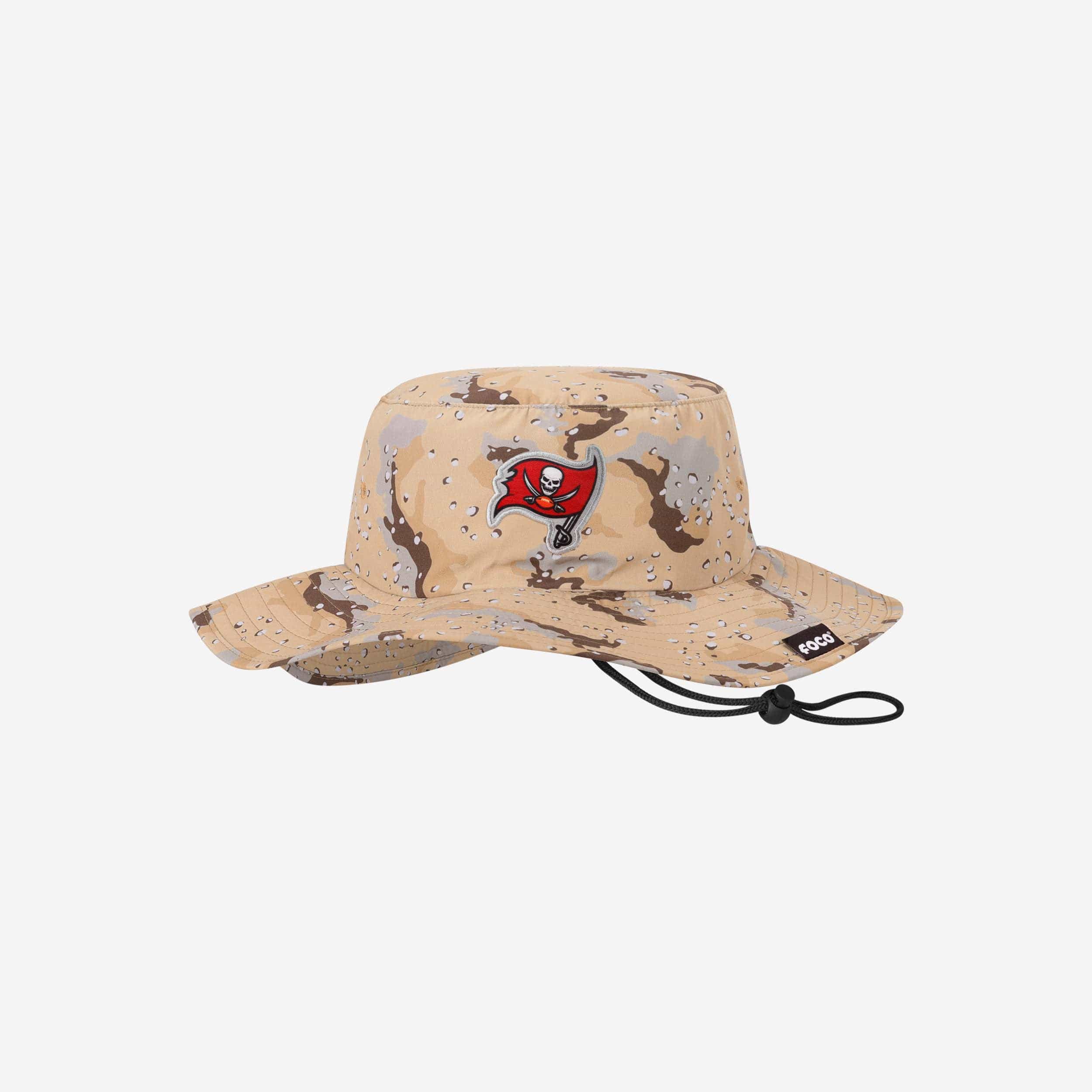 Tampa Bay Buccaneers Dark Desert Camo Boonie Hat - A Stylish Team Spirit Essential