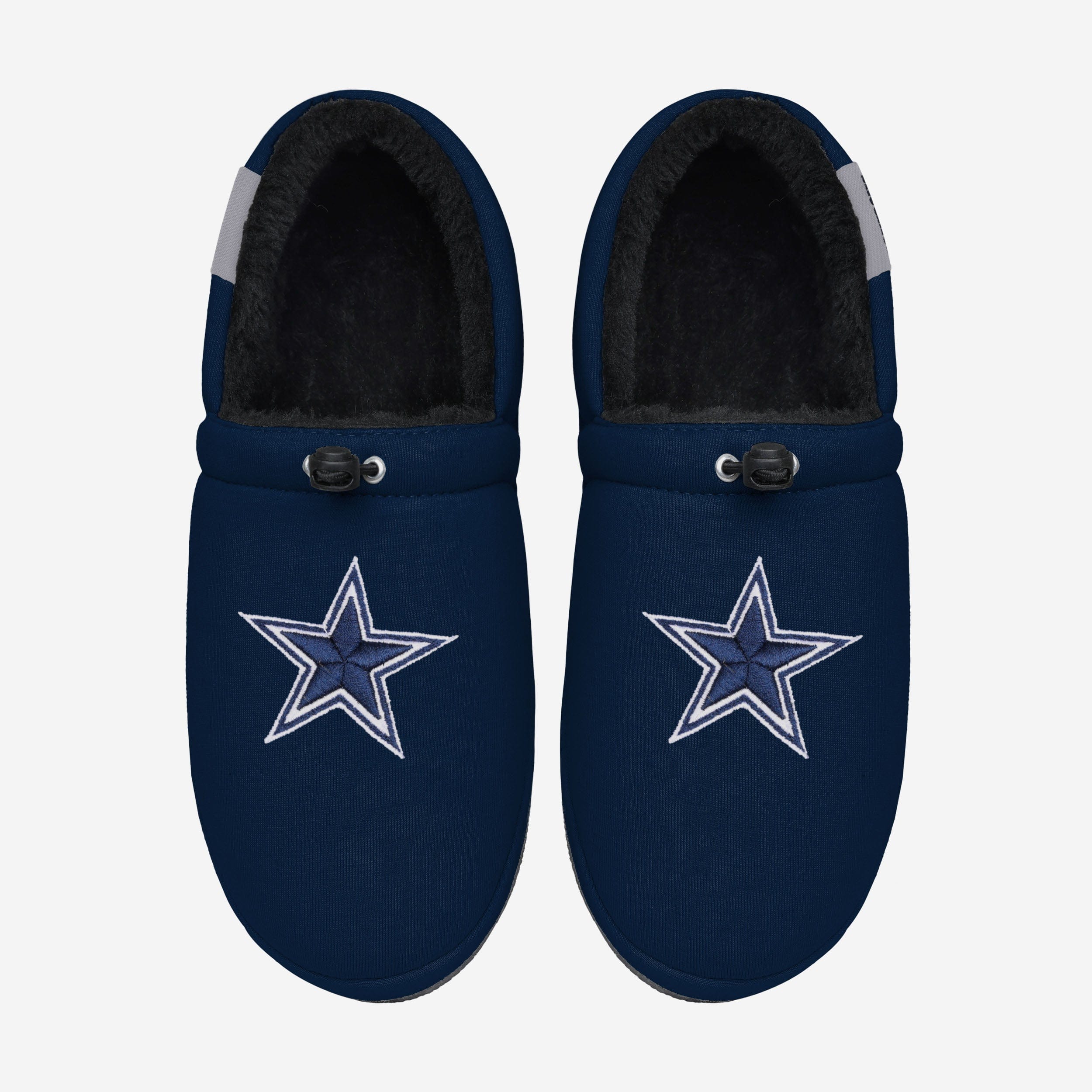 Dallas Cowboys Big Logo Athletic Moccasin Slippers - Show Your Team Pride in Style!