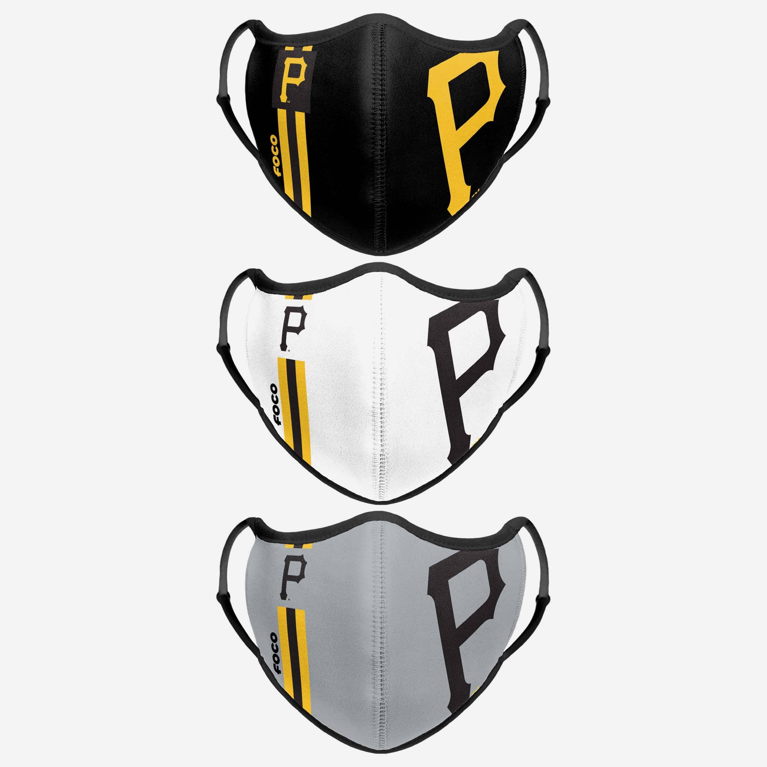 Pittsburgh Pirates Sport 3 Pack Face Cover