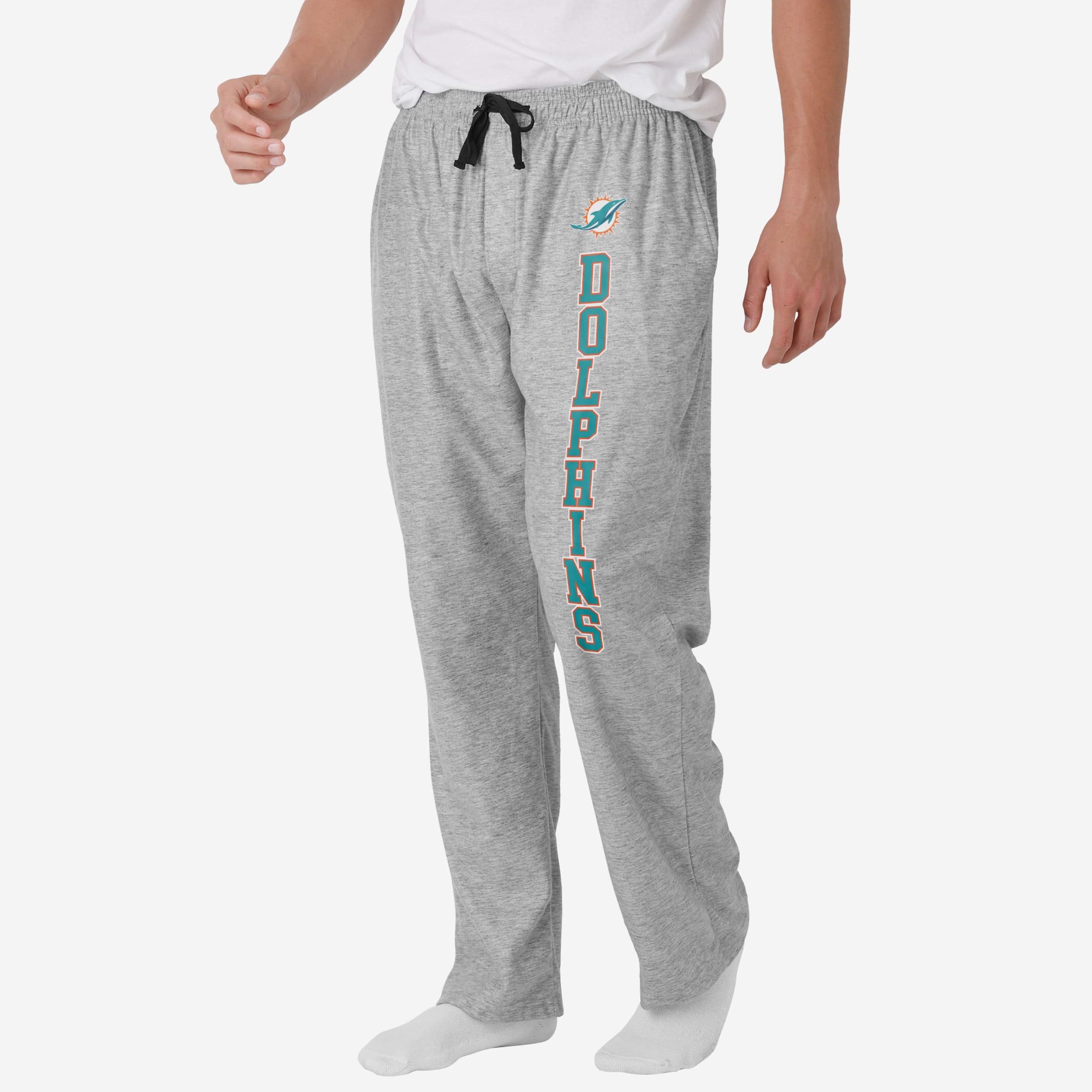 Comfy Miami Dolphins Gray Athletic Lounge Pants
