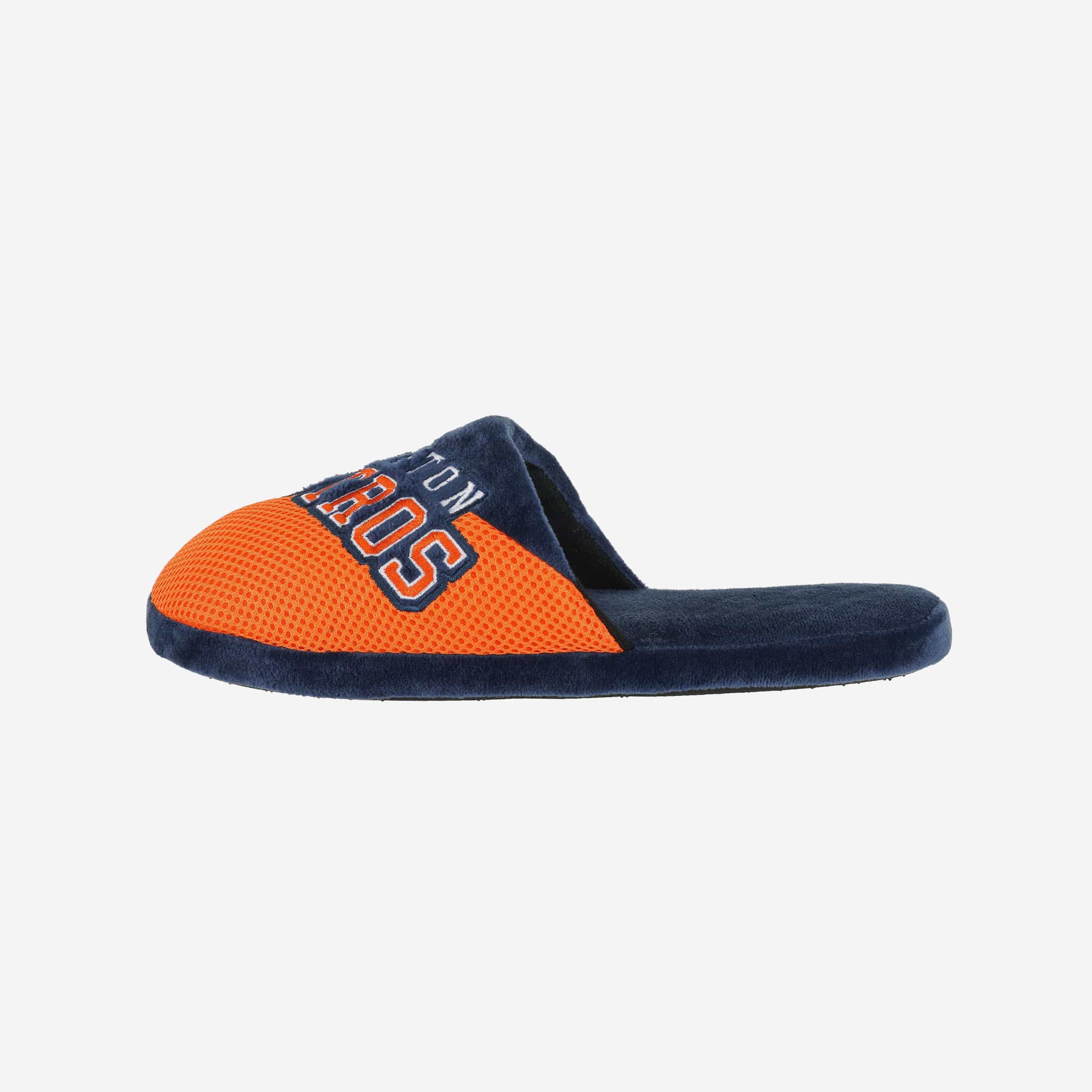 Houston Astros Team Logo Luxury Staycation Slippers