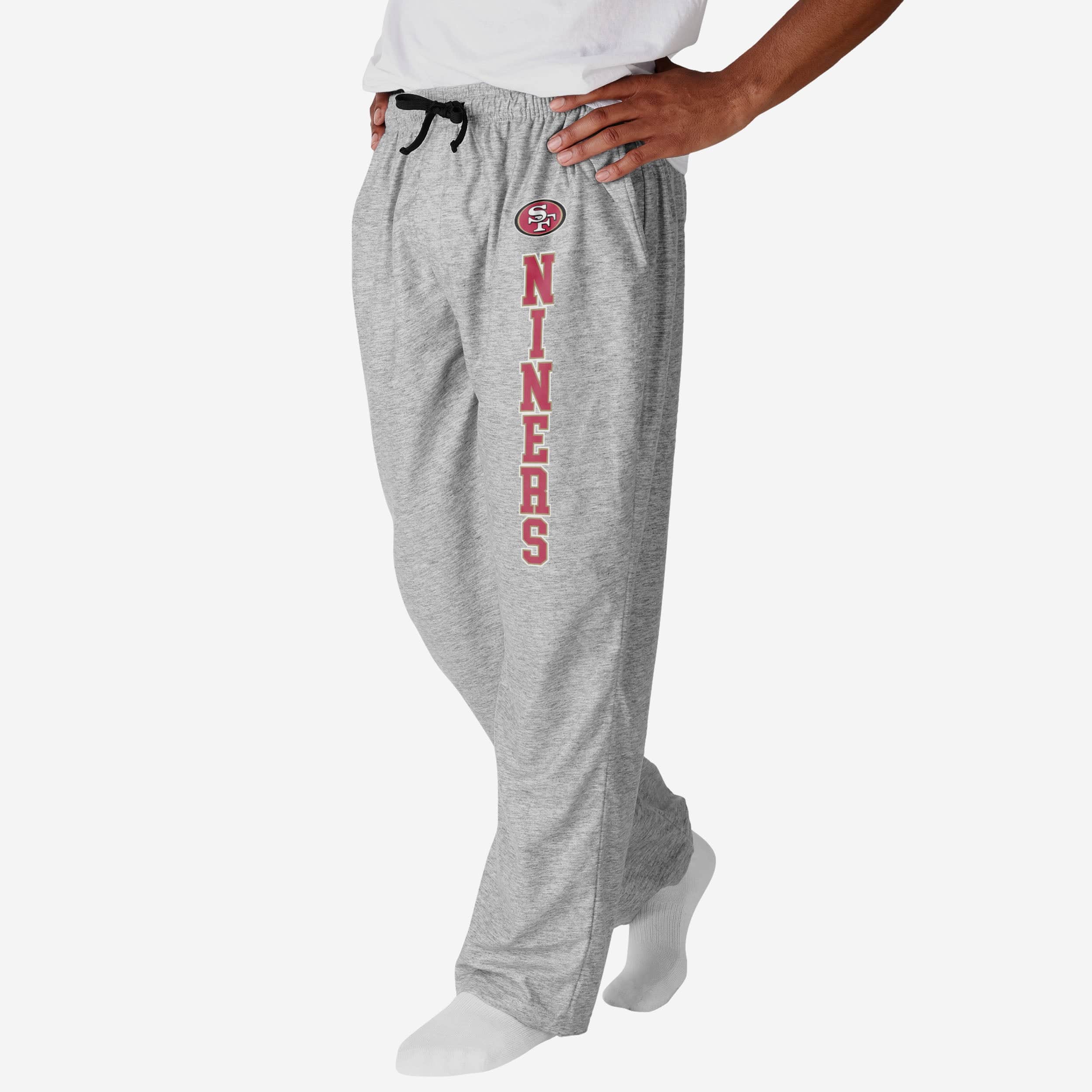 San Francisco 49ers Gray Athletic Lounge Pants - Ultimate Comfort for Fans
