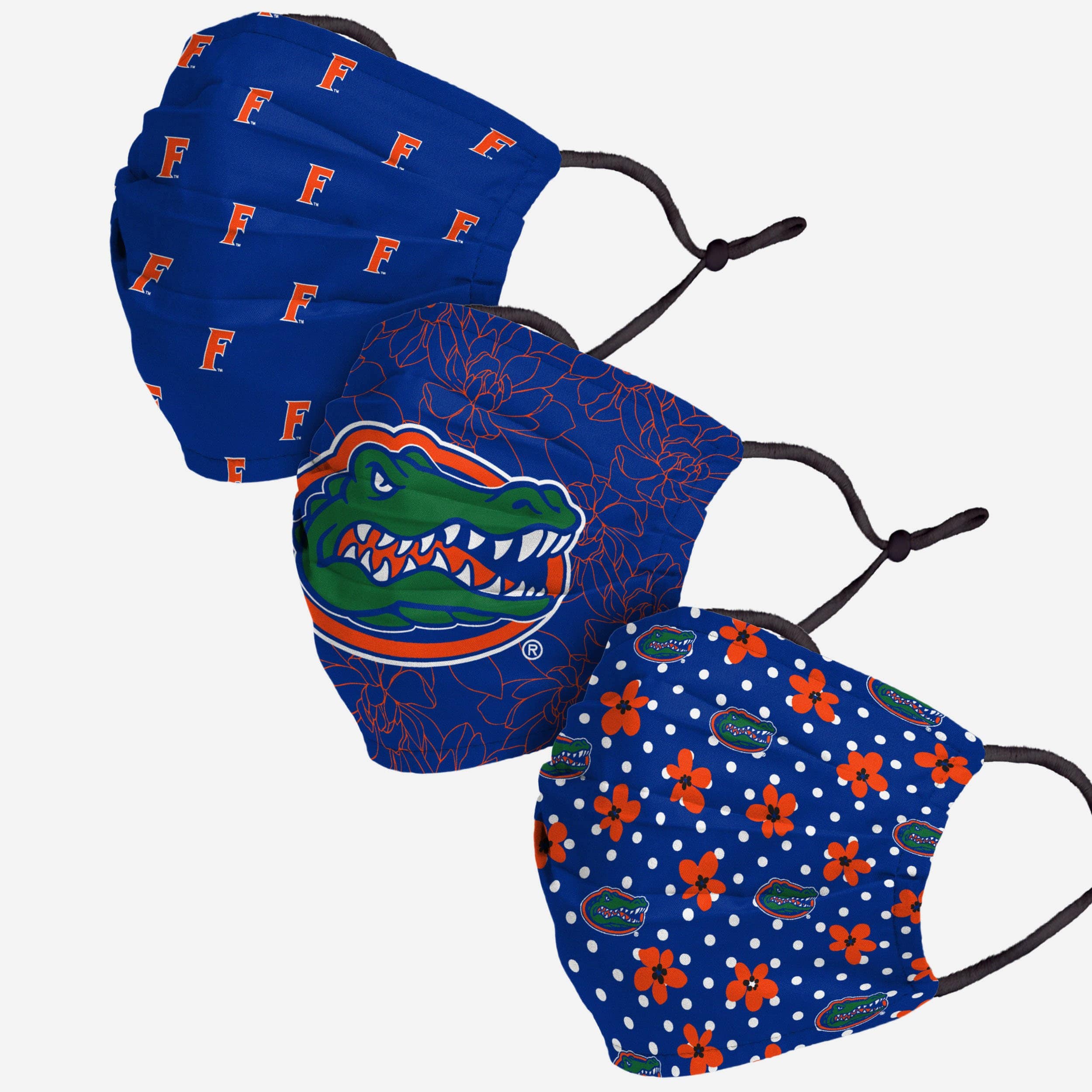 Florida Gators Gameday Gardener 3-Pack Face Cover - Rep Your Team in Style!