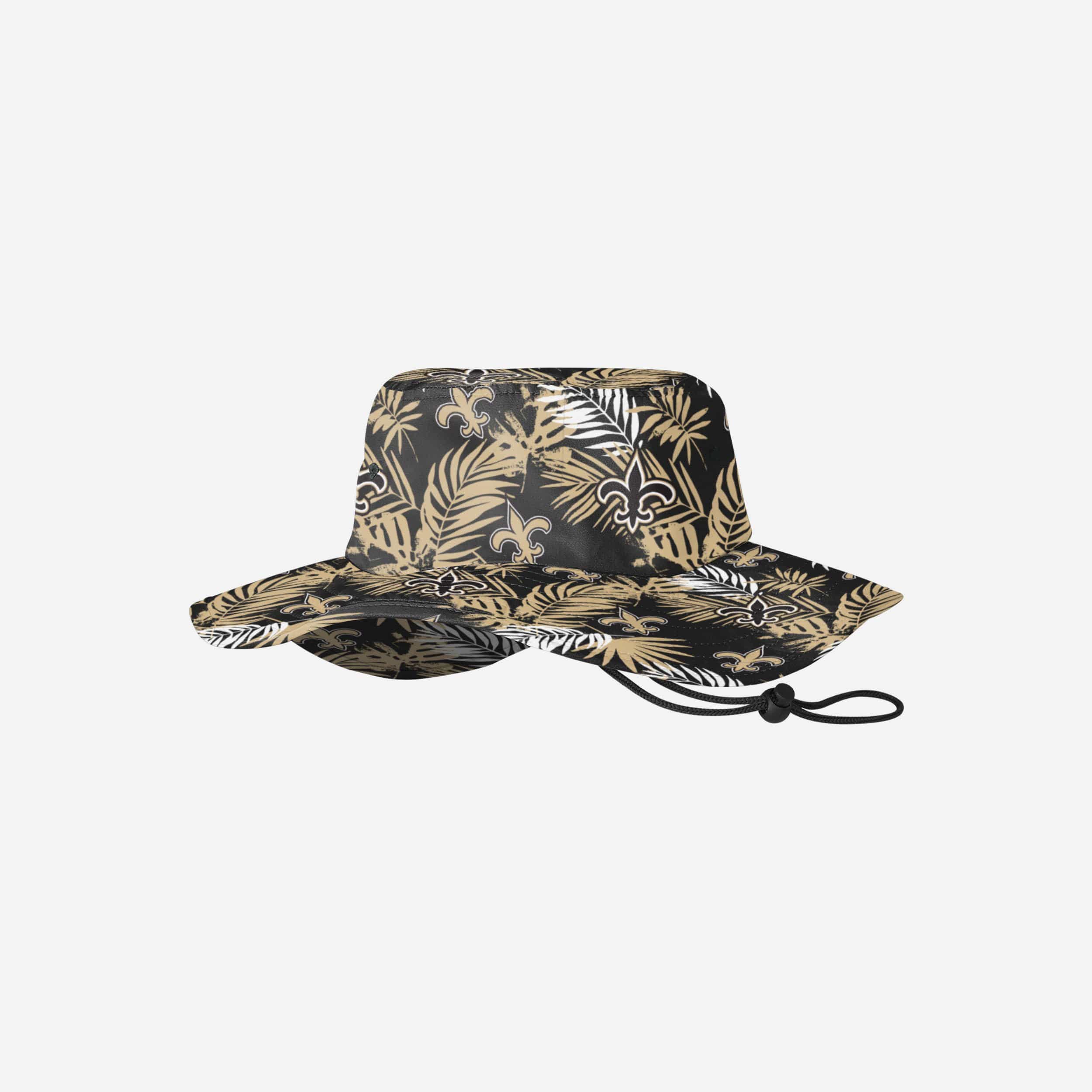 Stylish New Orleans Saints Floral Boonie Hat - Stay Cool in Style!