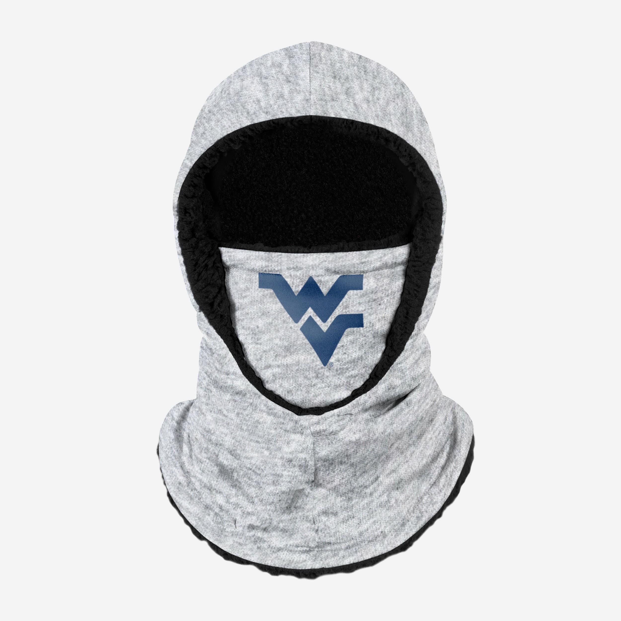 West Virginia Mountaineers Stunning Heather Grey Big Logo Hooded Gaiter - Grab Yours Now!