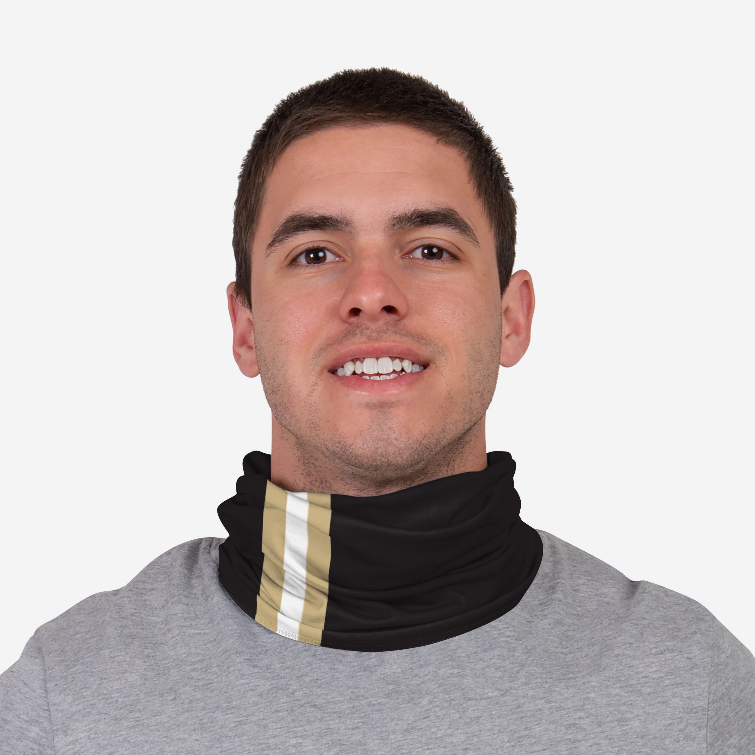 Purdue Boilermakers' Stylish Big Logo Black Gaiter Scarf: Represent Your Team in Style!