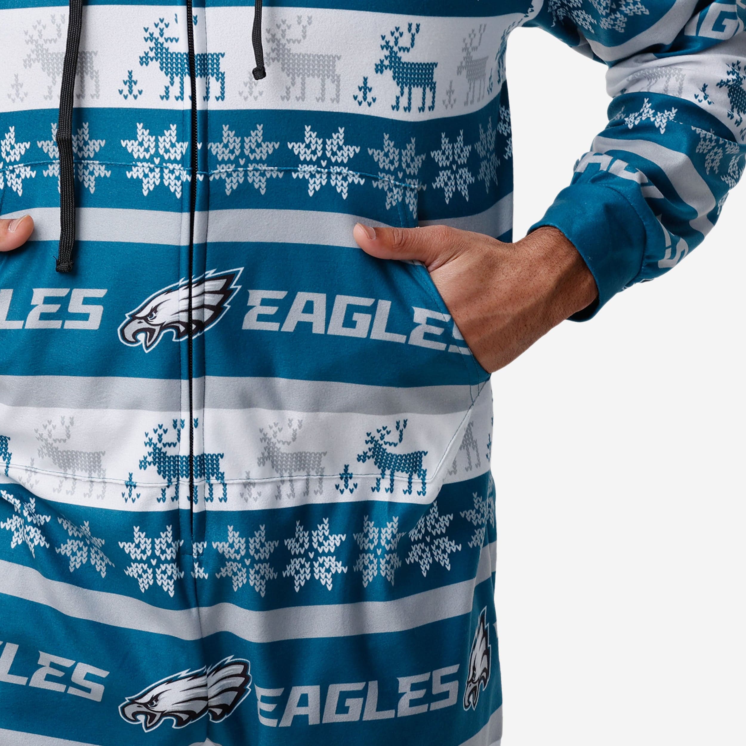 Philadelphia Eagles Super Comfy Short One-Piece Pajamas