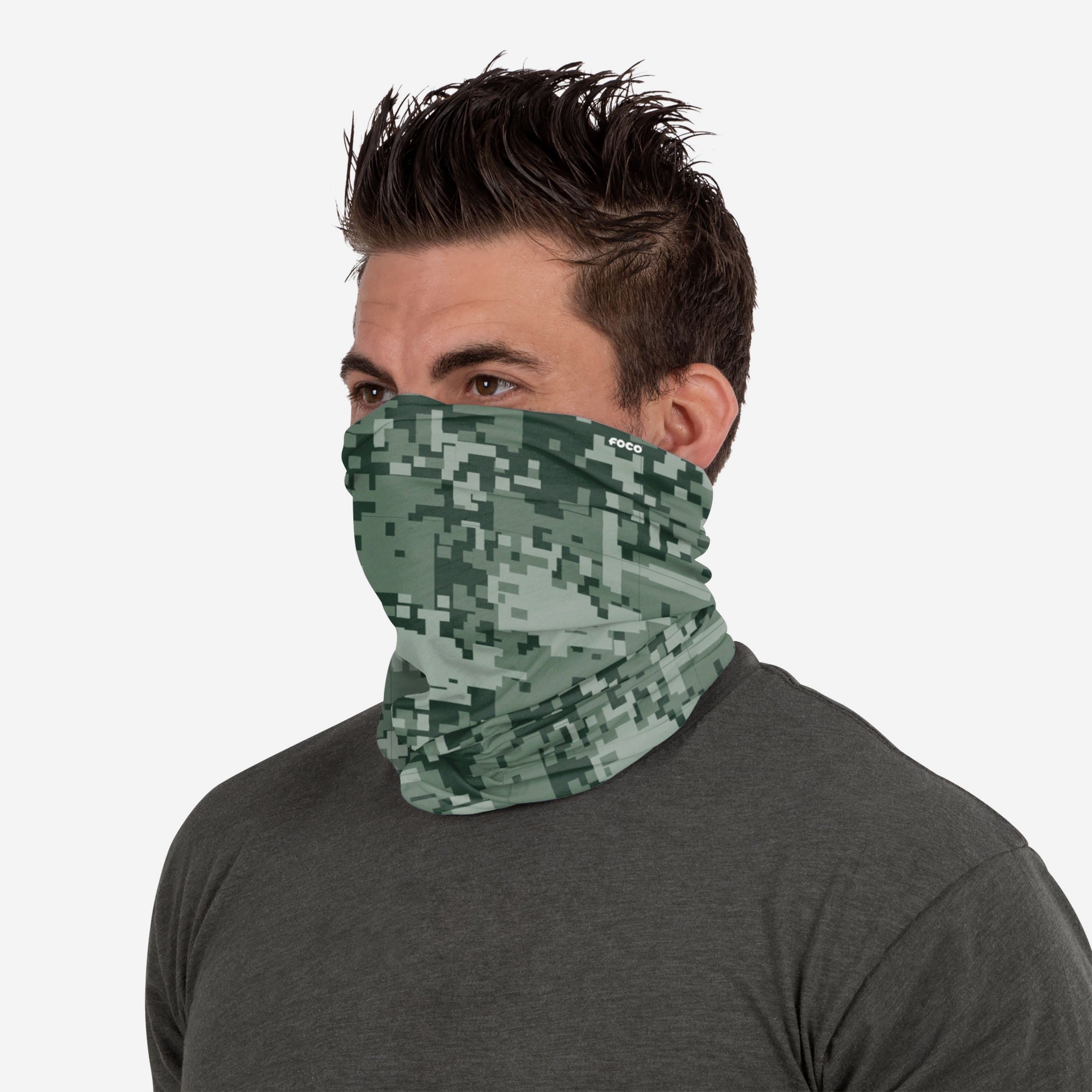 Eye-Catching Digital Camo Gaiter Scarf - A Must-Have Accessory!