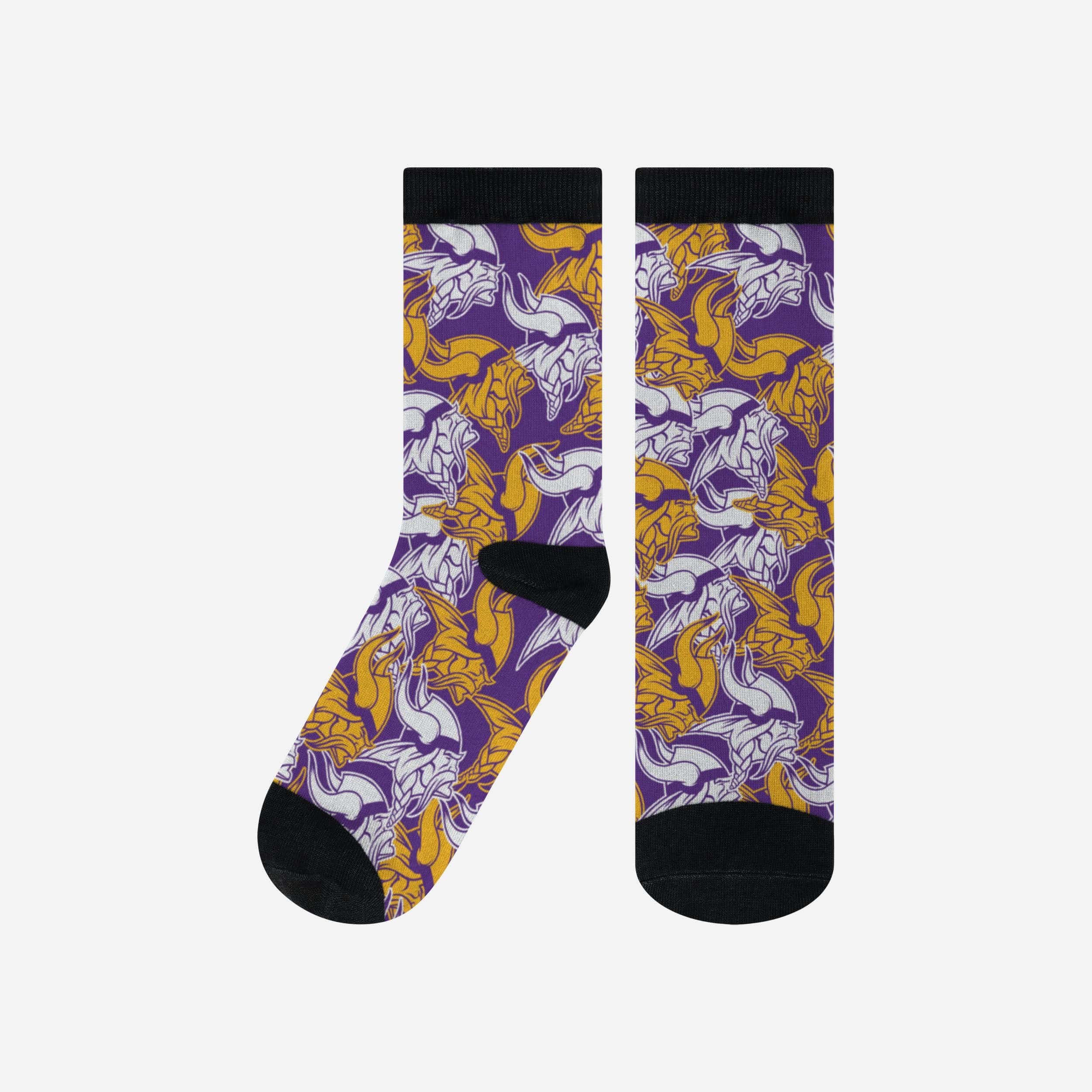 Eye-Catching Minnesota Vikings Logo Blast Socks
