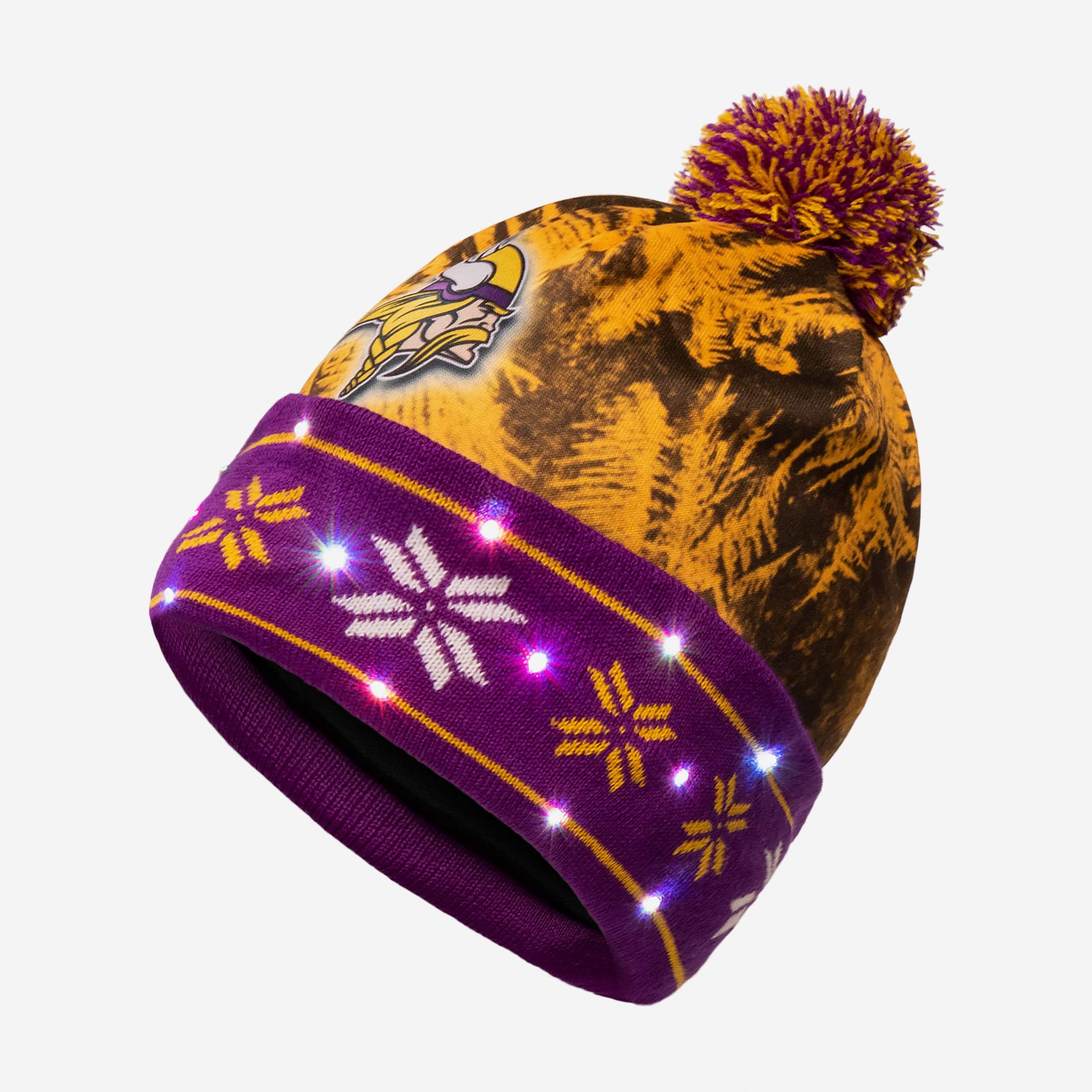 Minnesota Vikings Big Logo Illuminated Beanie