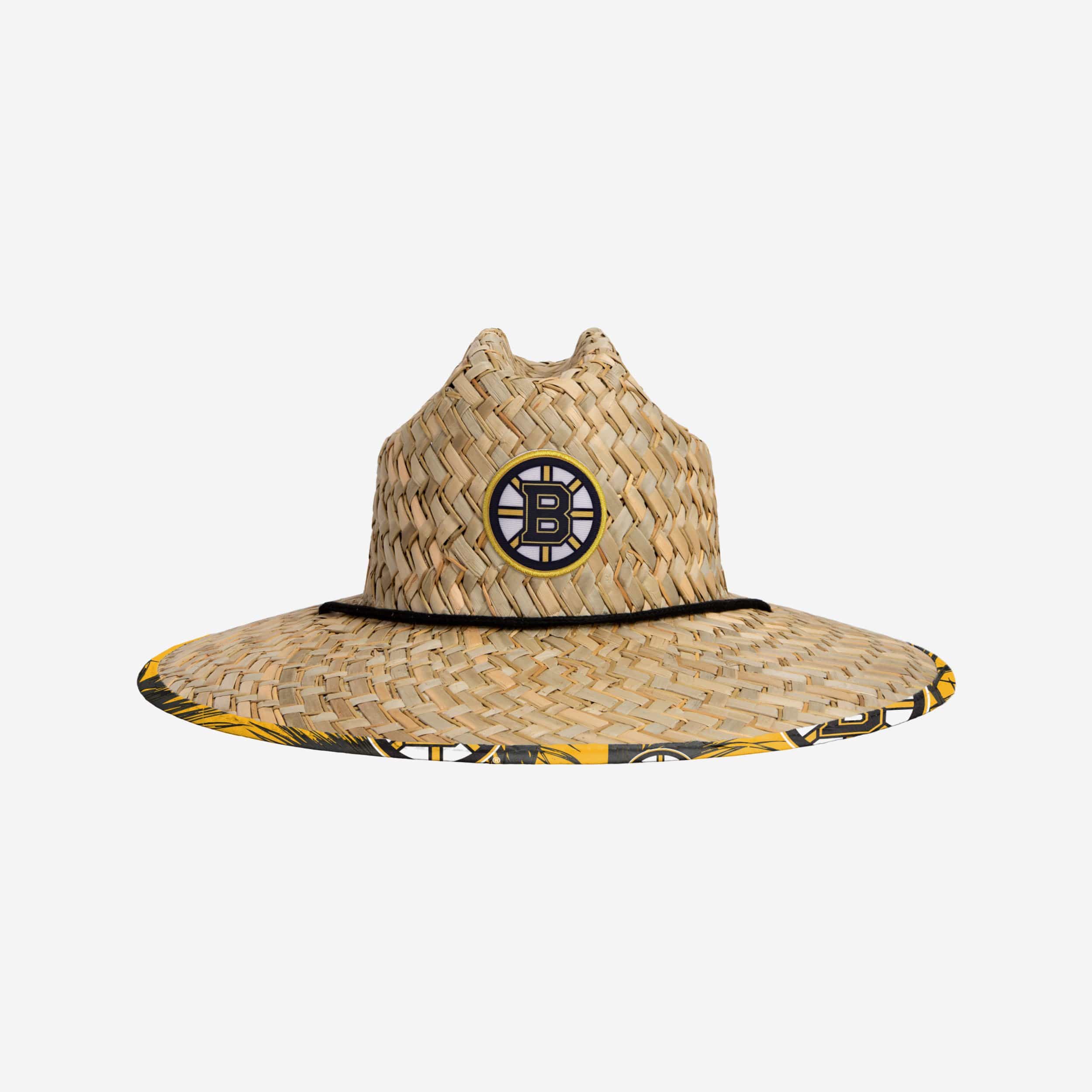 Sizzlin' Boston Bruins Floral Straw Hat for Hot Summers