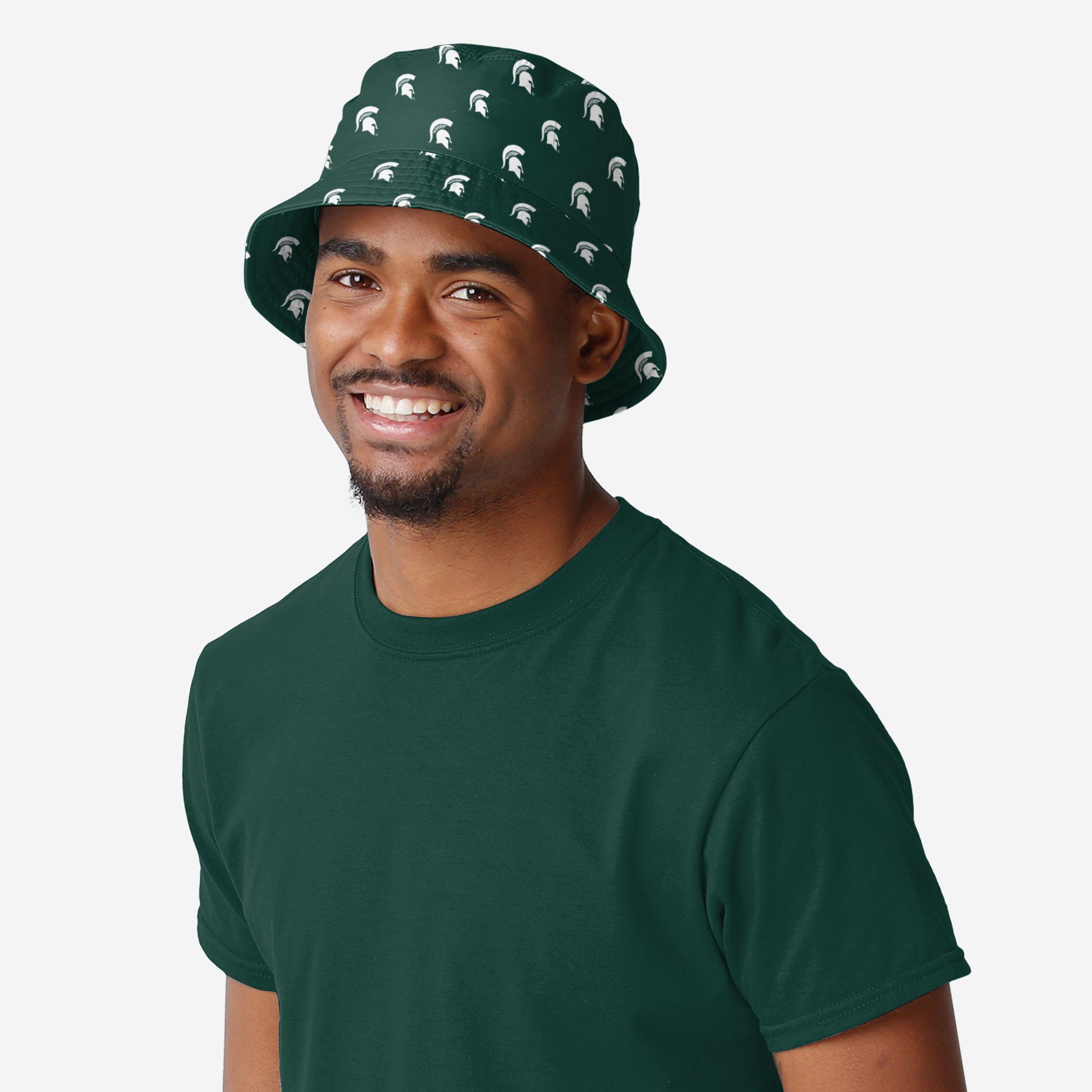 Michigan State Spartans Mini Print Bucket Hat - Show Your Team Spirit!