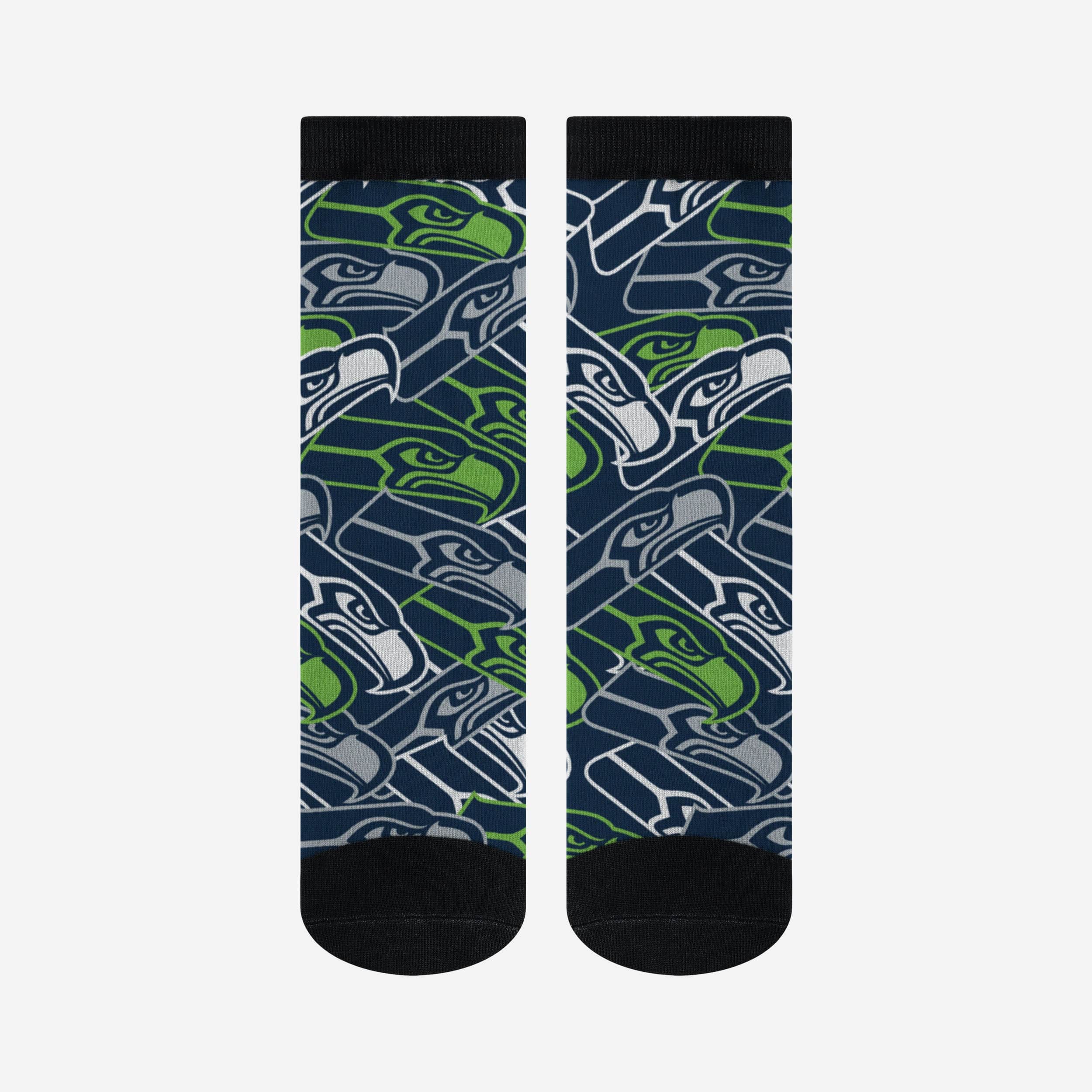 Seattle Seahawks Logo Blast Socks - Show Your Team Spirit!