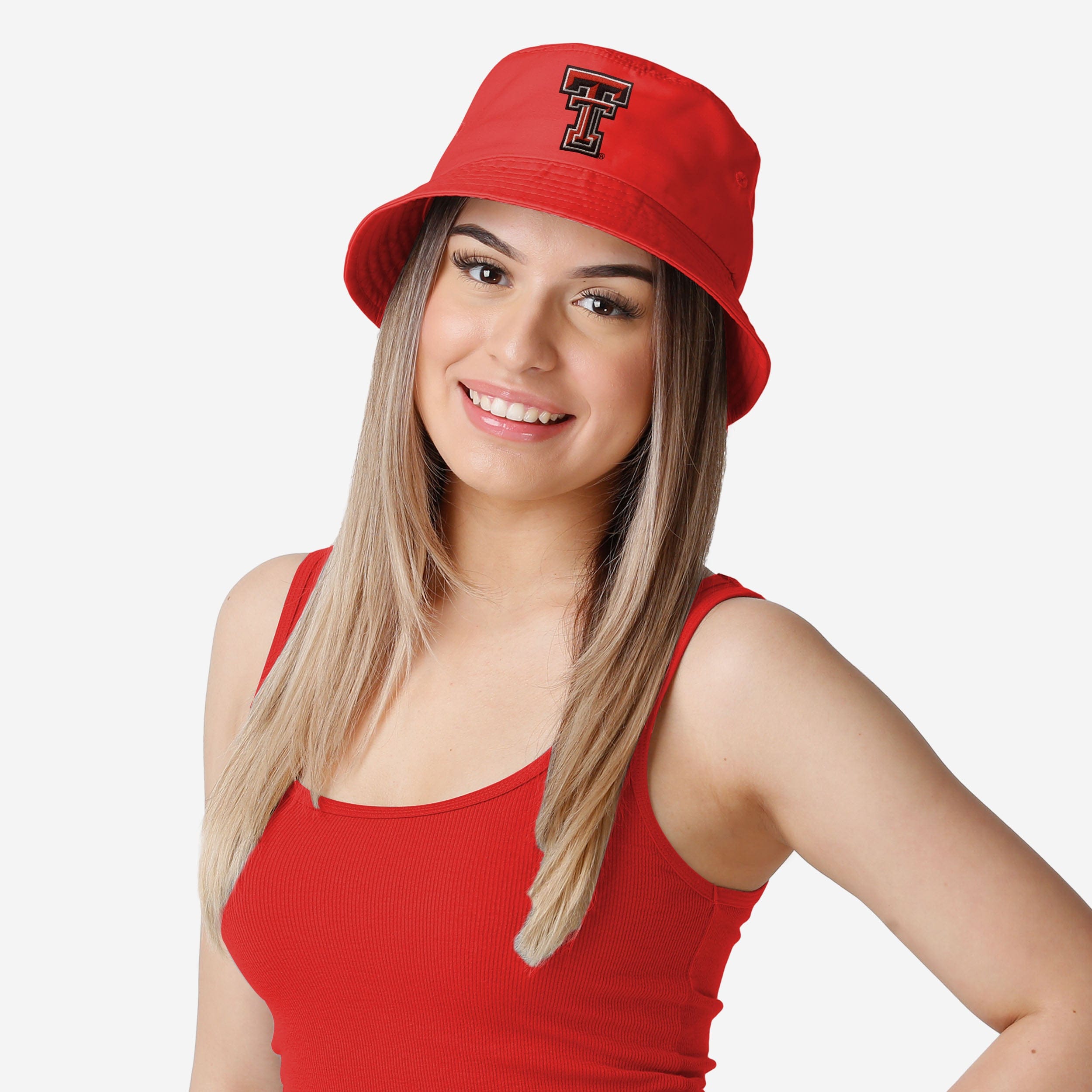 Texas Tech Red Raiders Stylish Solid Bucket Hat