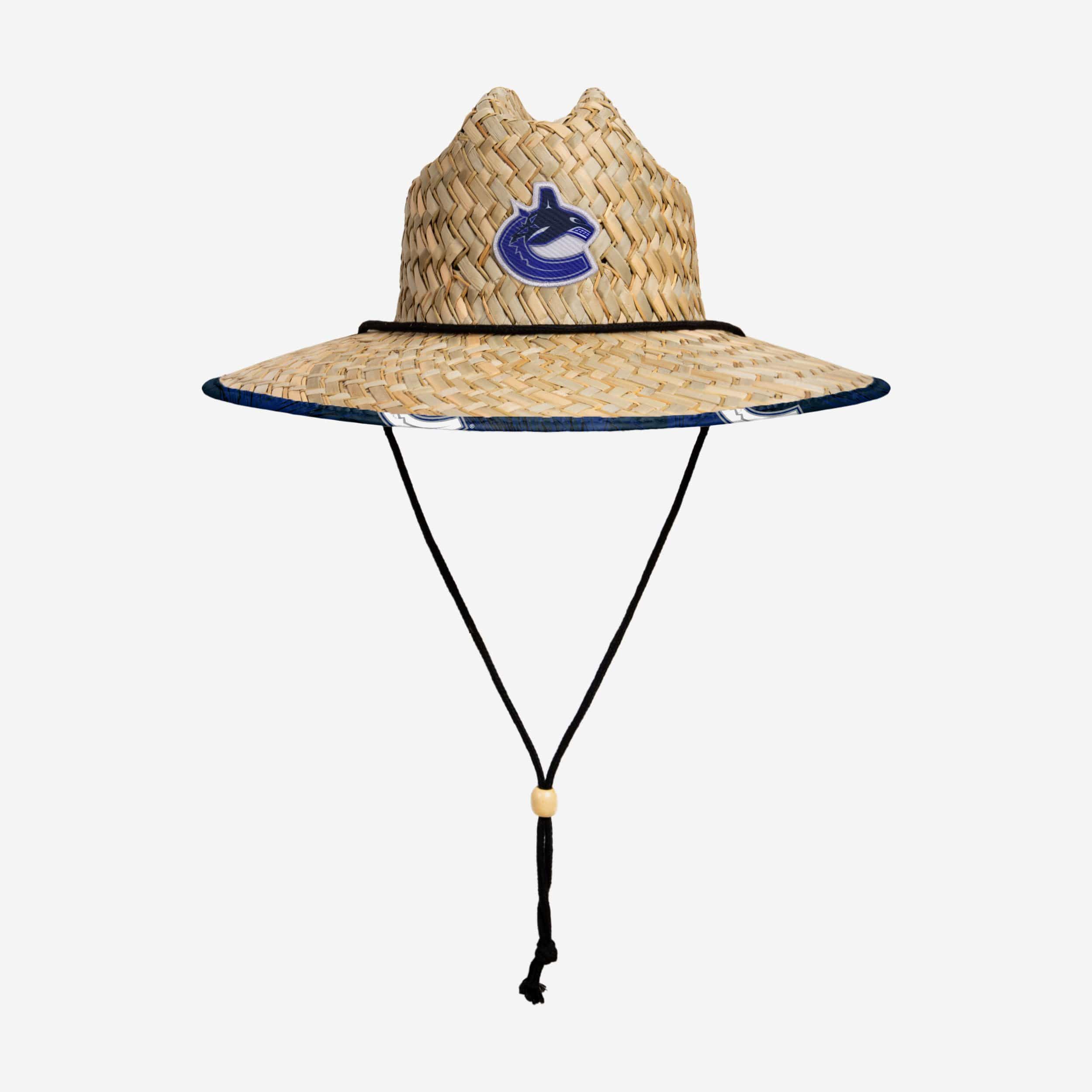 Vancouver Canucks Floral Straw Hat - The Ultimate Summer Accessory
