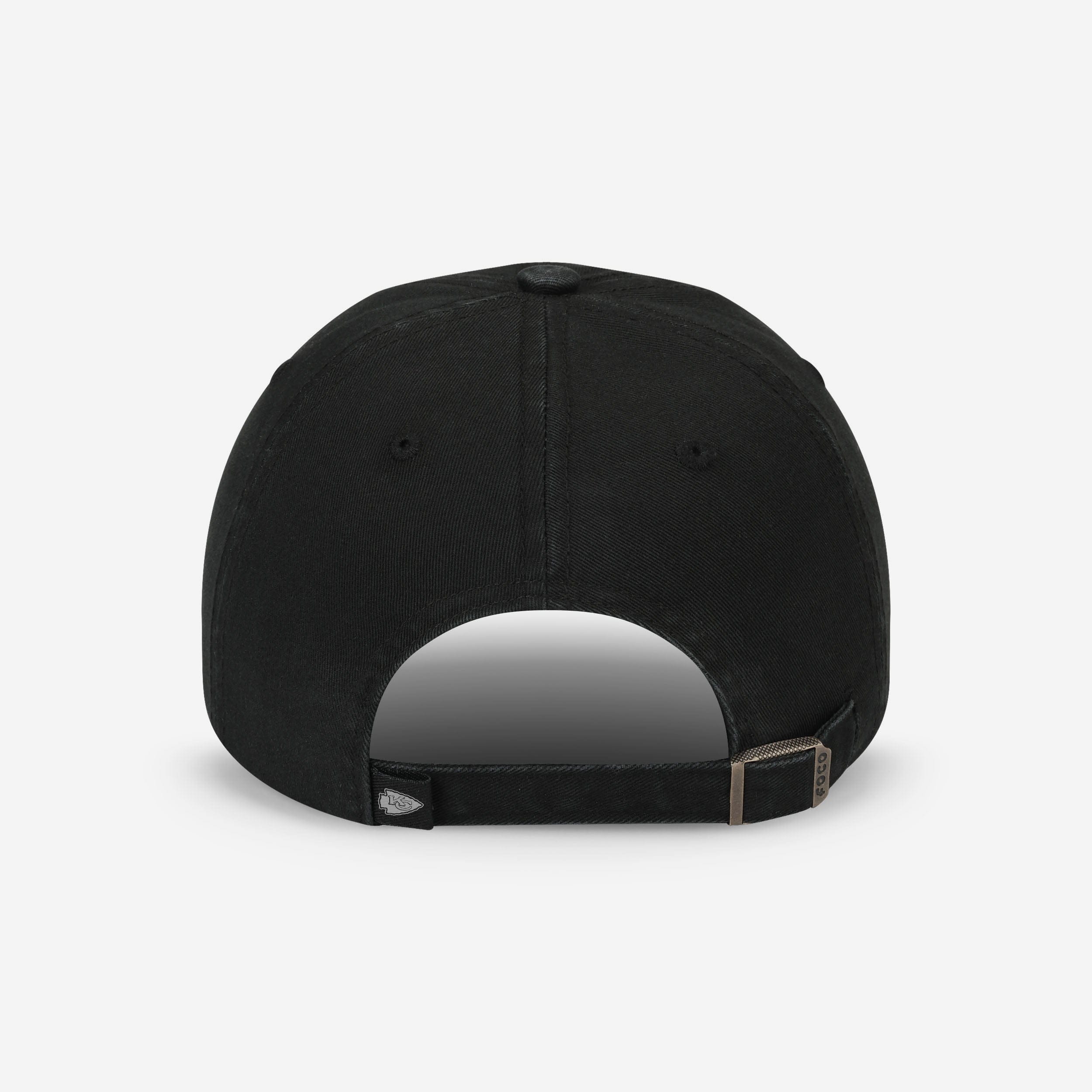 Kansas City Chiefs Black & White Fanatic's Casual Cap