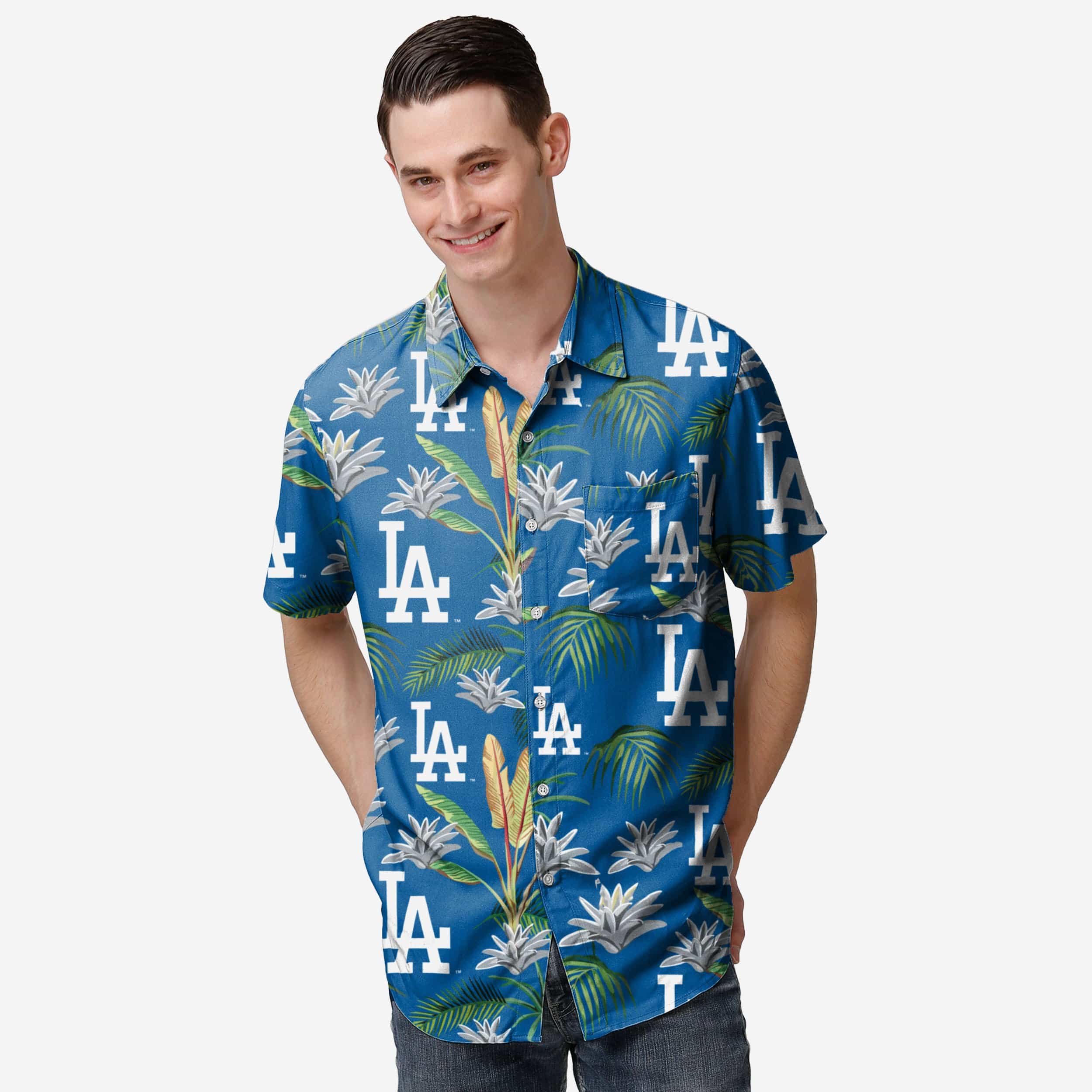 Los Angeles Dodgers Victory Vacay Button-Up Shirt: The Ultimate Fan Gear