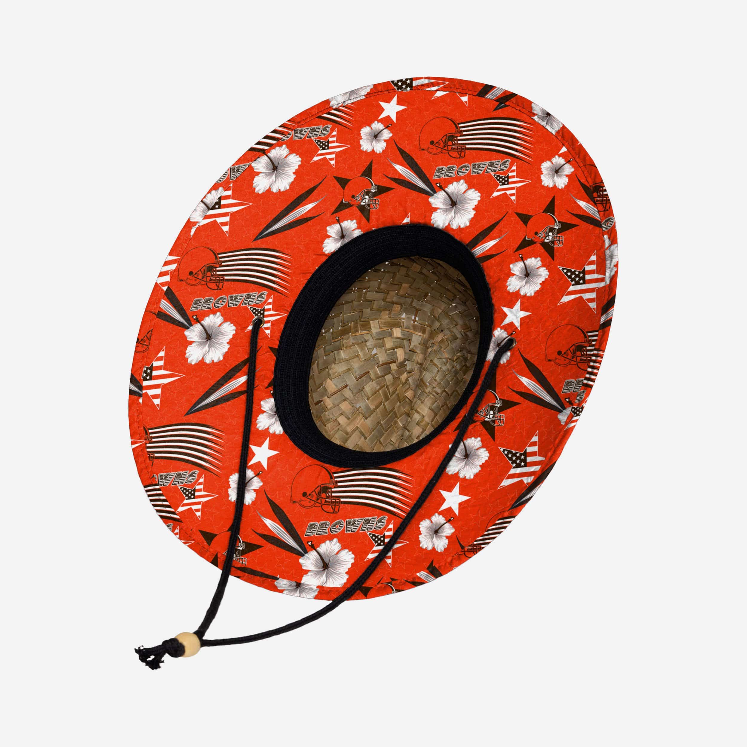 Cleveland Browns Americana Summer Straw Hat - Show Your Team Spirit!