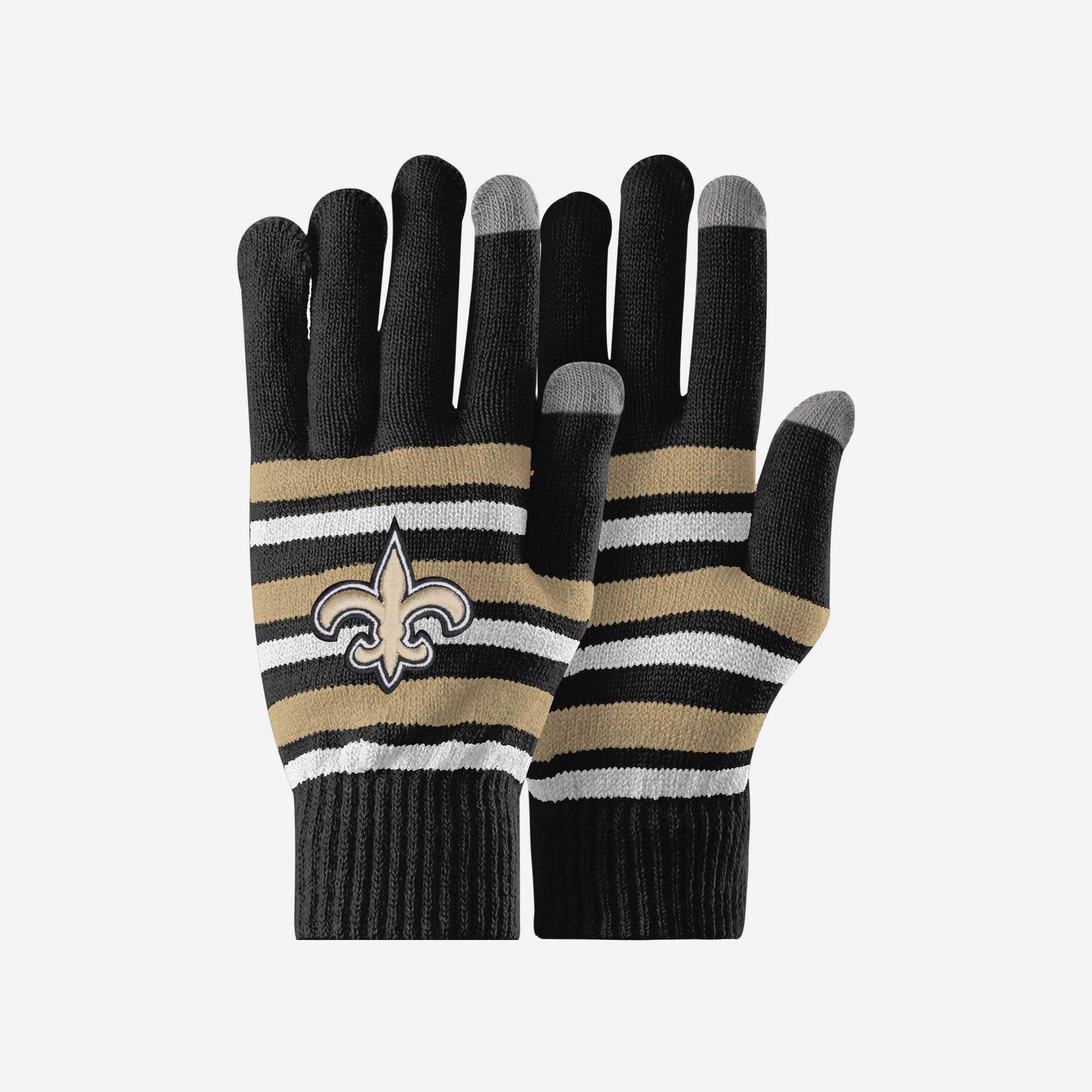 New Orleans Saints Texting Stretch Gloves - Stay Warm and Connected!