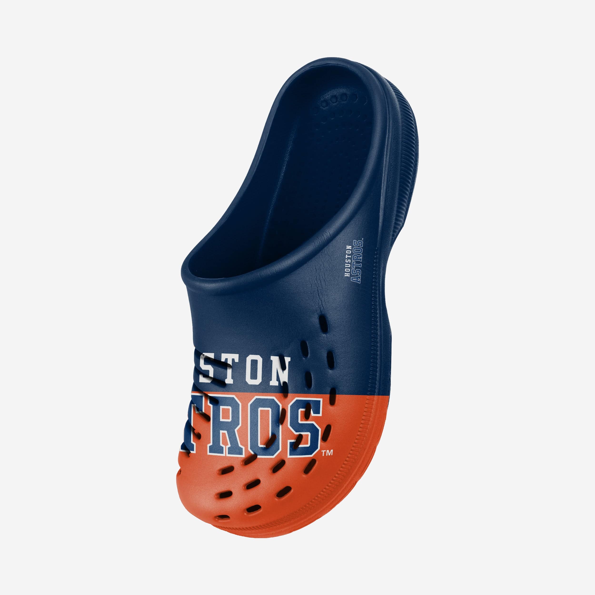 Stylish Houston Astros Men's Colorblock Big Logo Clogs