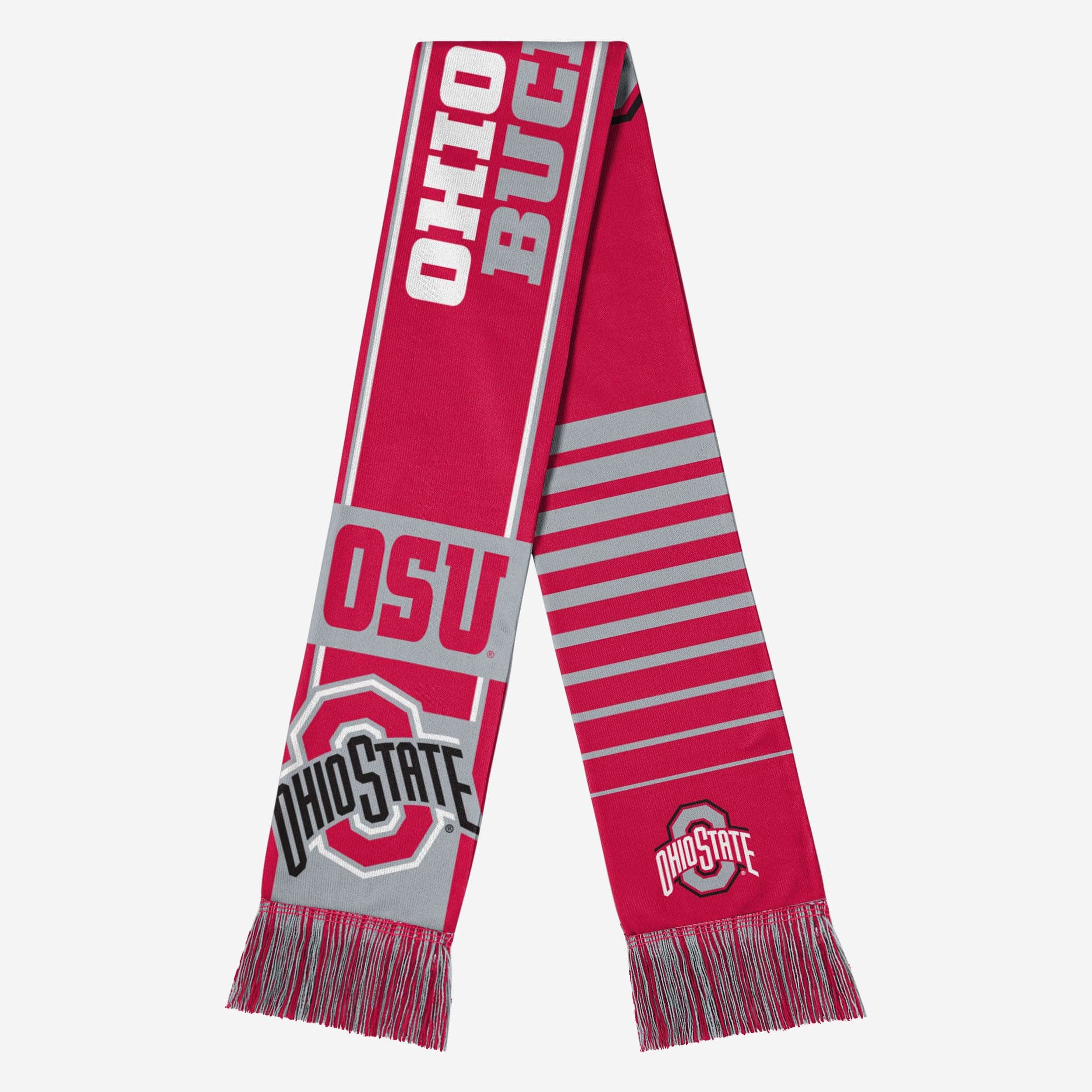 Ohio State Buckeyes Super-Charged Reversible Thematic Scarf