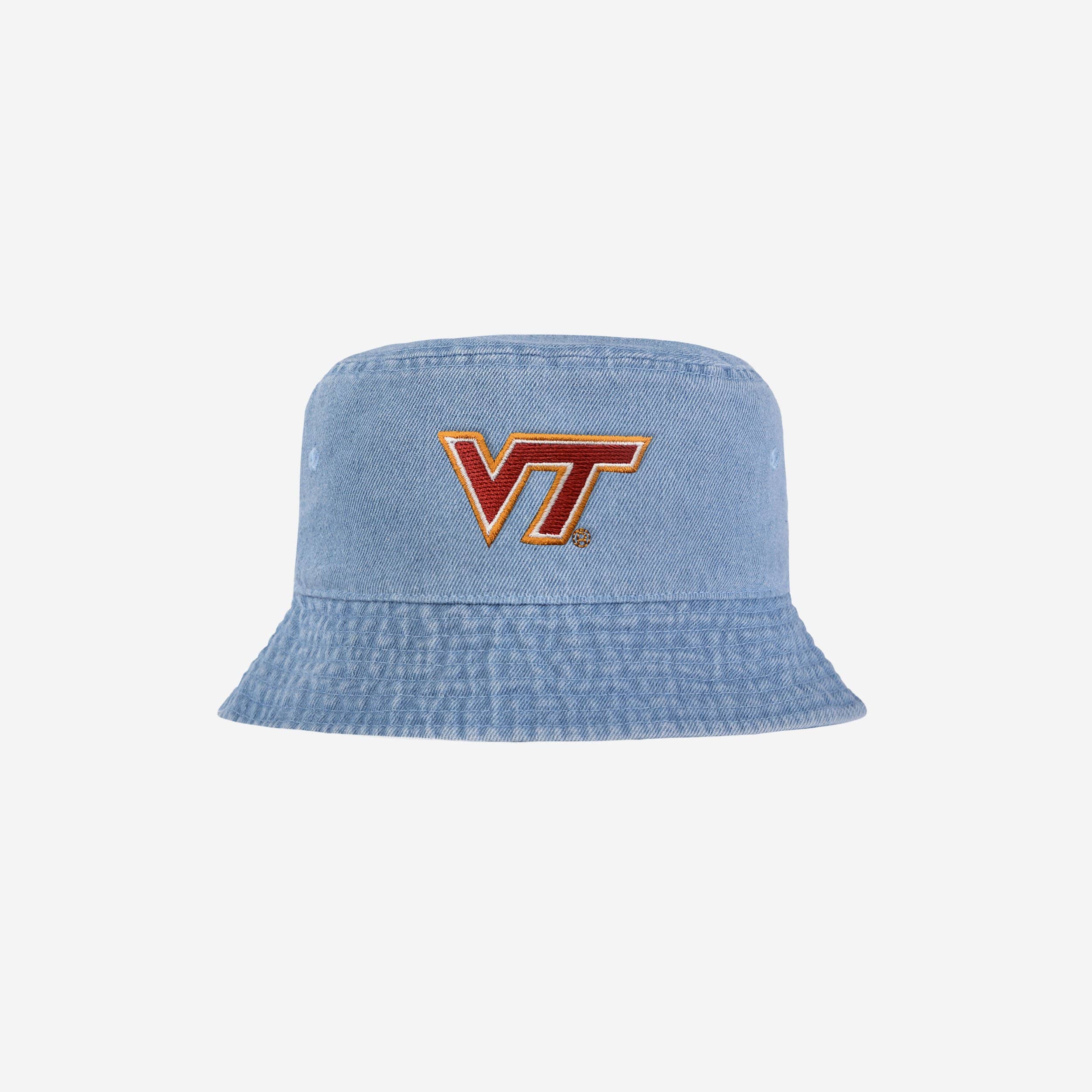 Virginia Tech Hokies Stylish Denim Bucket Hat