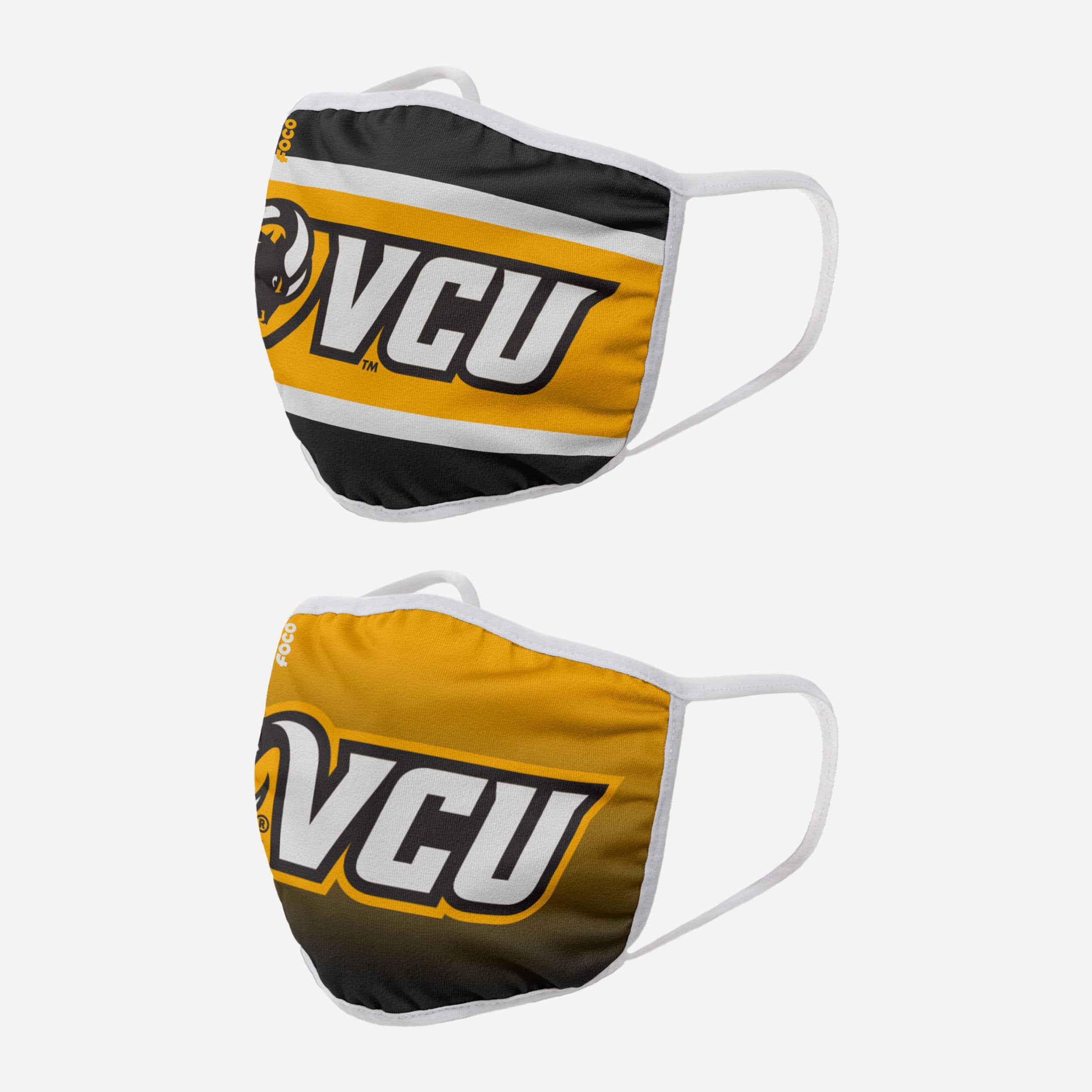 VCU Rams 2-Pack Printed Face Cover - Show Your Team Spirit!
