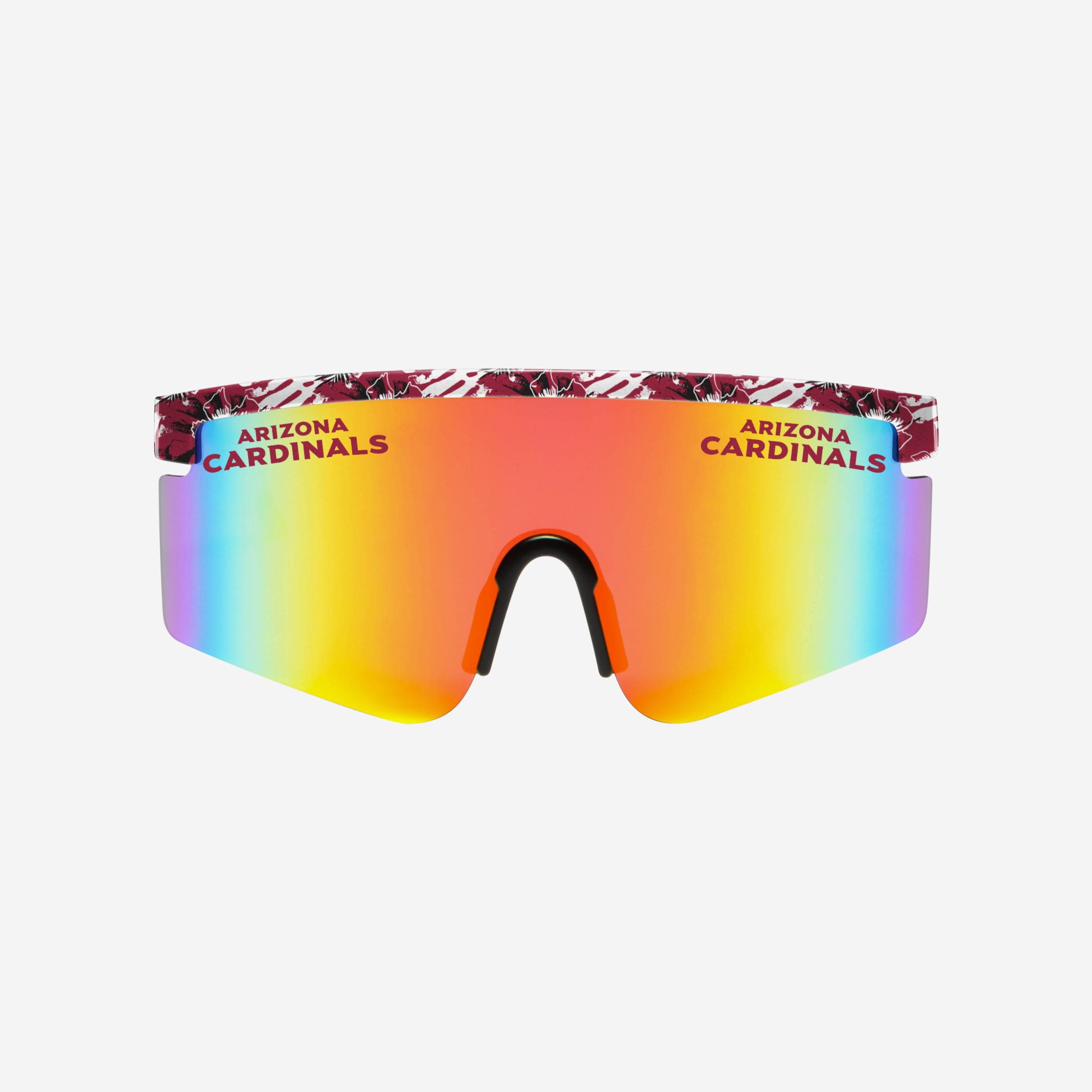 Stylish Arizona Cardinals Floral Large Frame Sunglasses