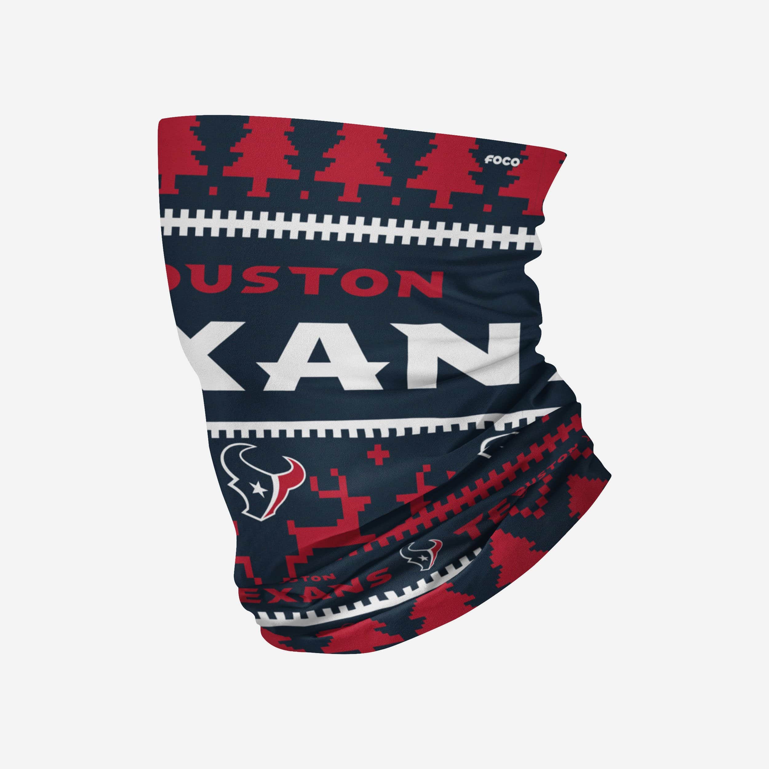 Houston Texans Wordmark Holiday Gaiter Scarf - Your Ultimate Team Spirit Accessory