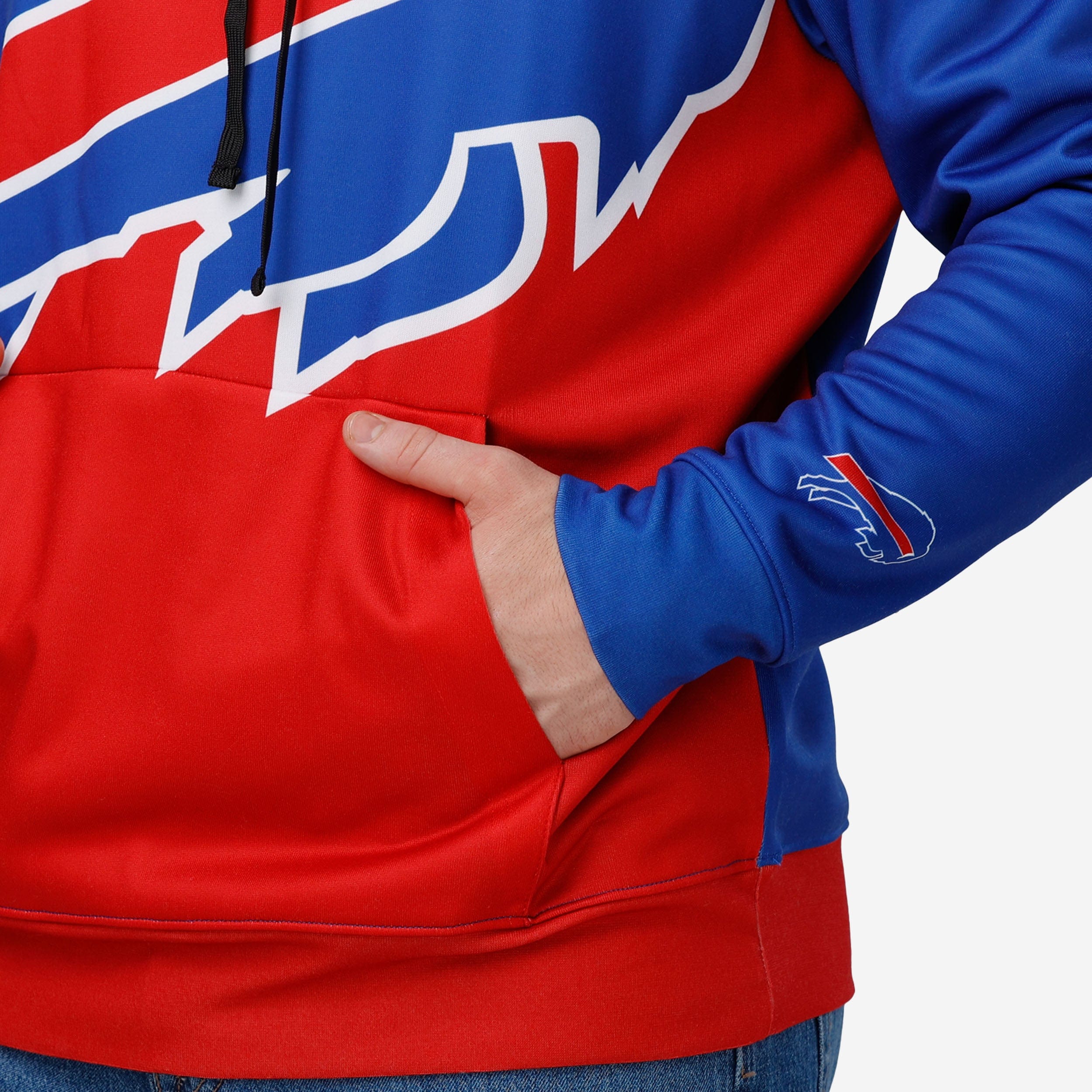 Exciting Buffalo Bills Bold Logo Hoodie - A Must - Have for Fans