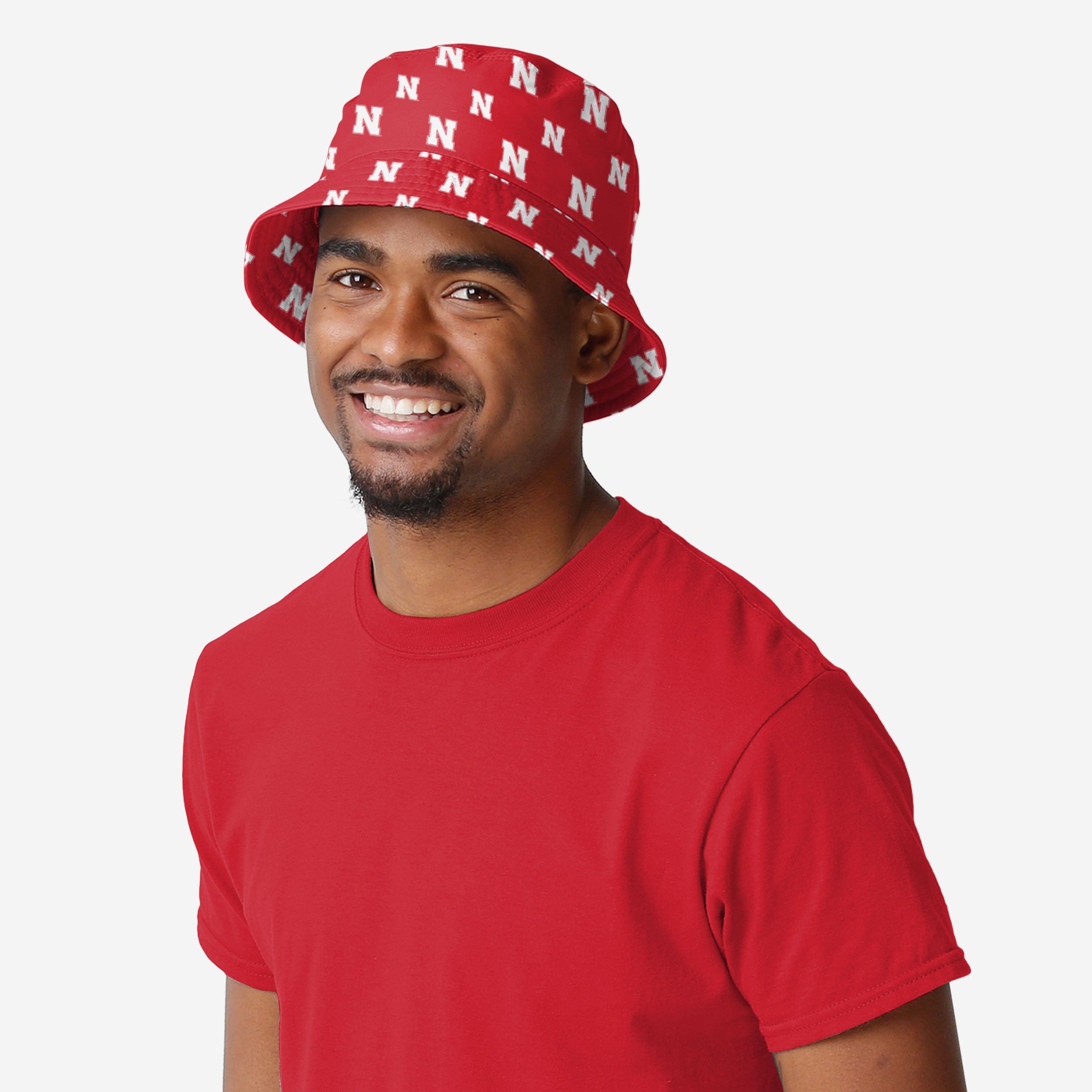 Nebraska Cornhuskers Mini Print Bucket Hat - Show Your Team Spirit!
