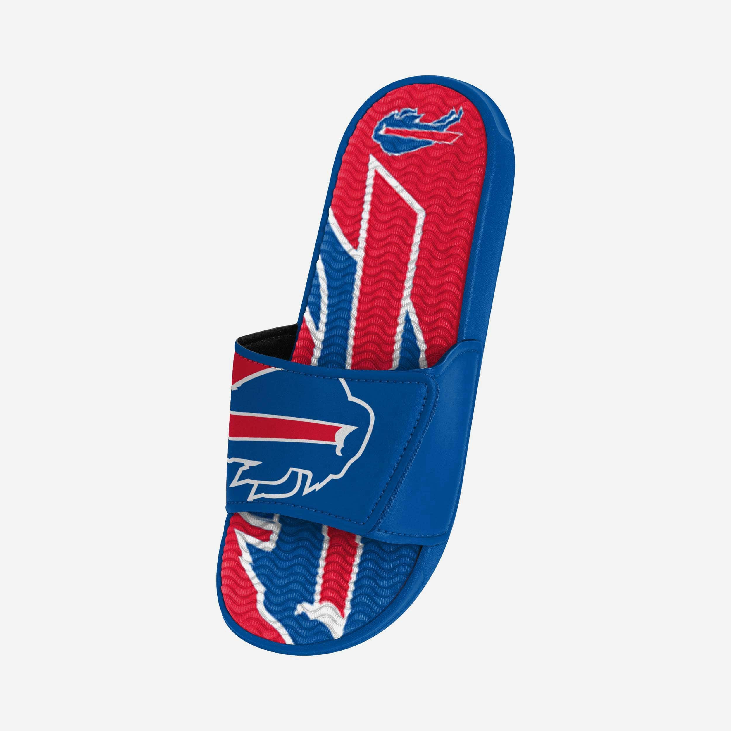 Buffalo Bills Gel Slides: Colorblock Big Logo Edition