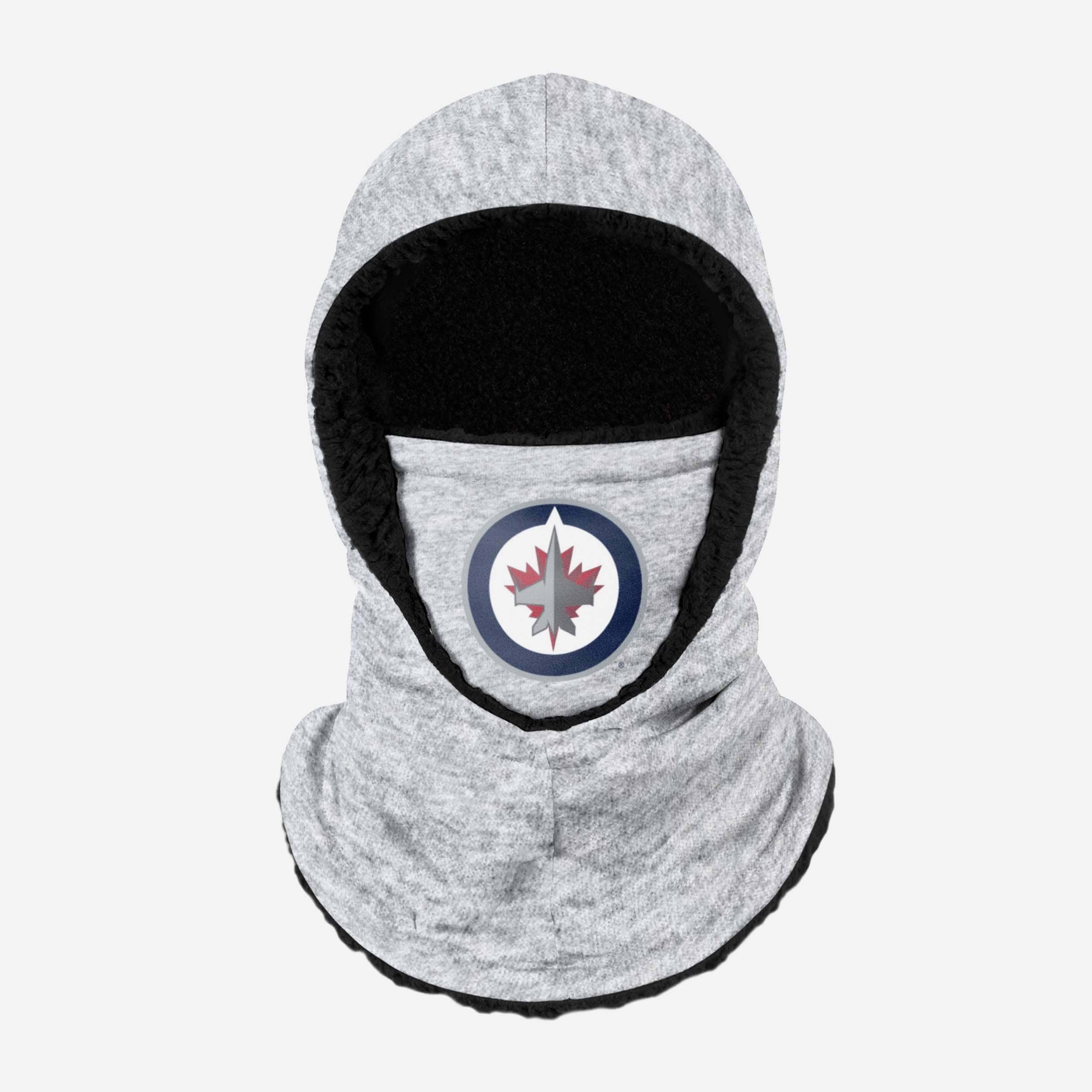 Winnipeg Jets Heather Grey Big Logo Hooded Gaiter - Stay Warm in Style!