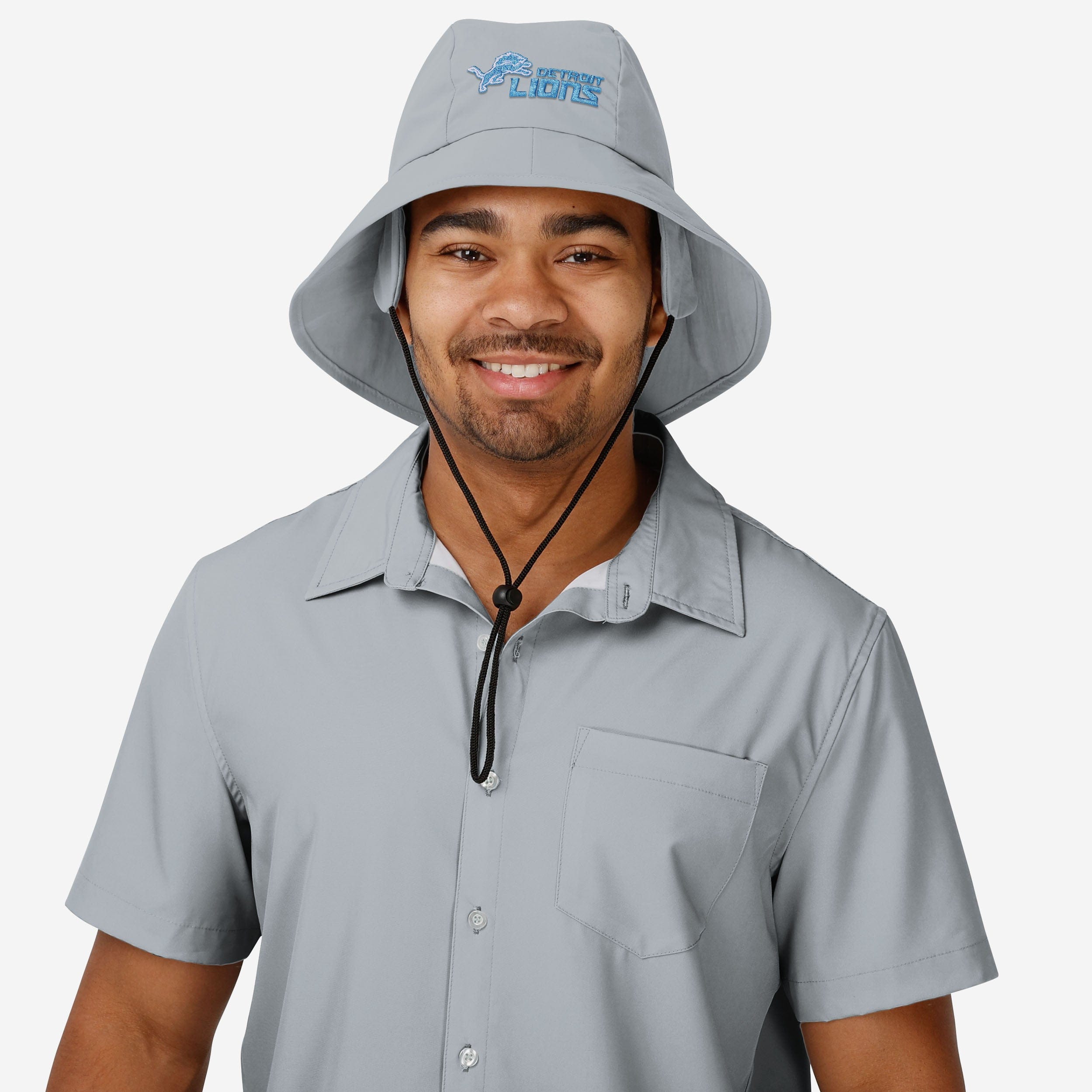 Detroit Lions Solid Fisherman Hat: Show Your Team Pride!