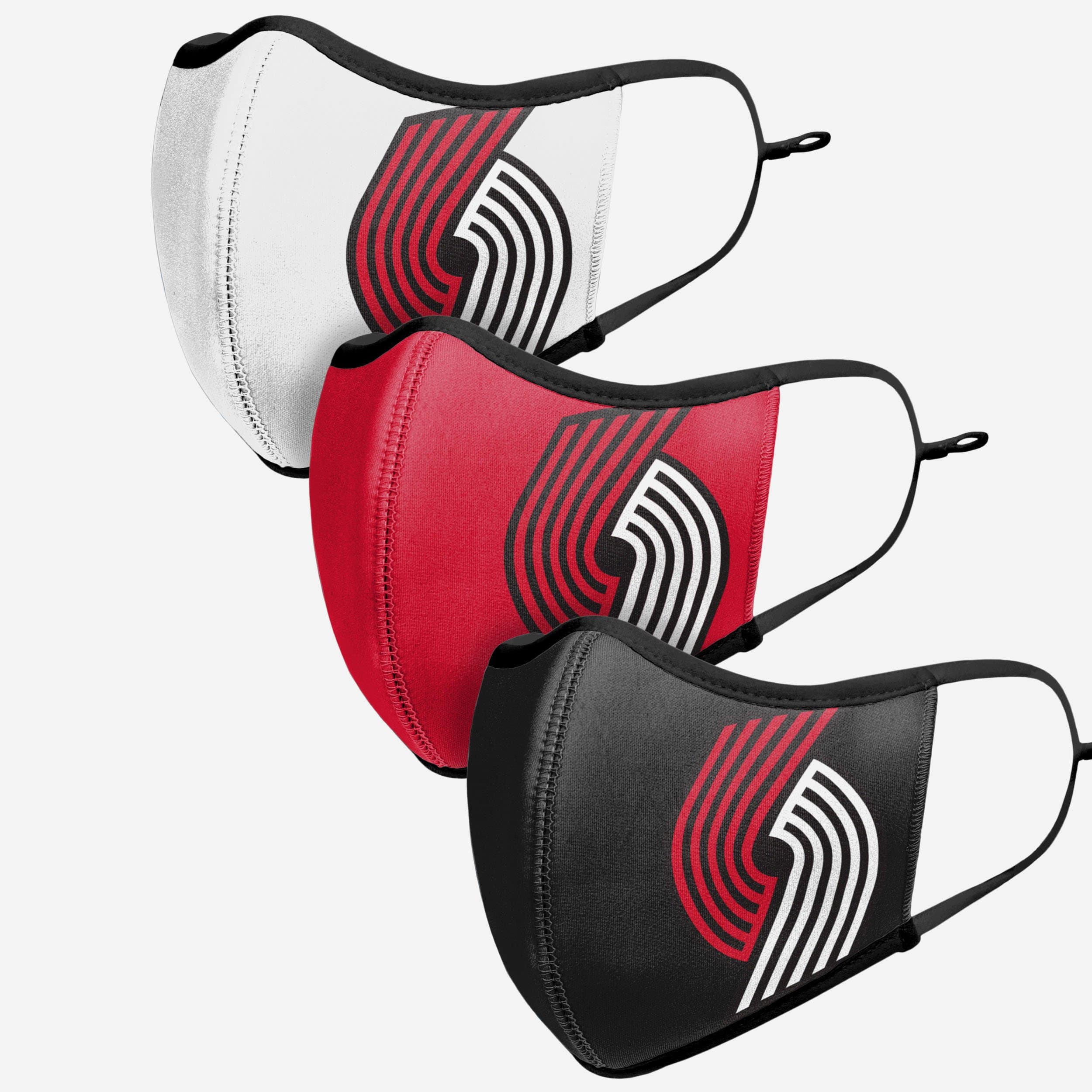 Portland Trail Blazers 3-Pack Sports Face Covers - Represent Your Team in Style!