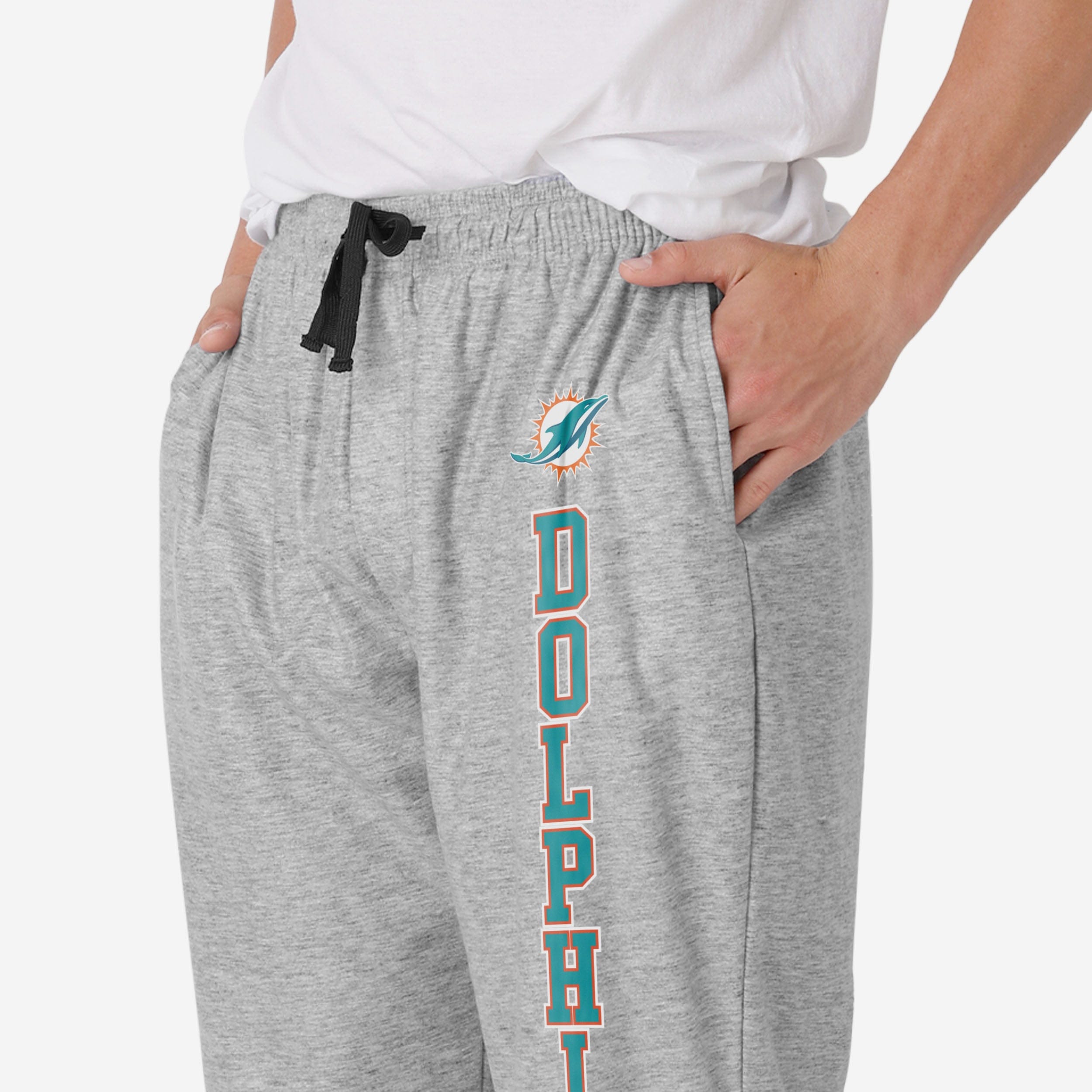 Comfy Miami Dolphins Gray Athletic Lounge Pants
