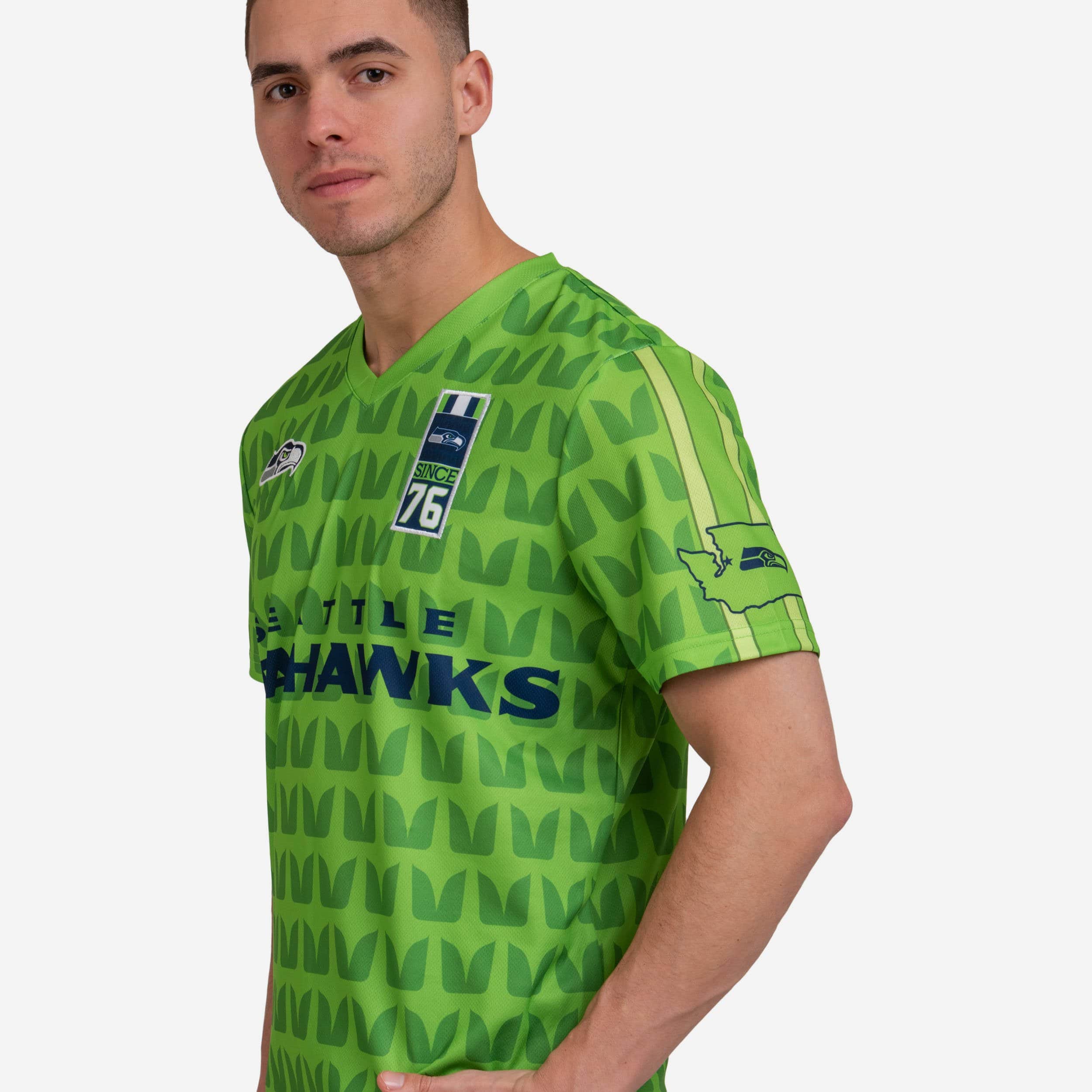 Seattle Seahawks Short Sleeve Soccer Jersey: Score Big in Style!