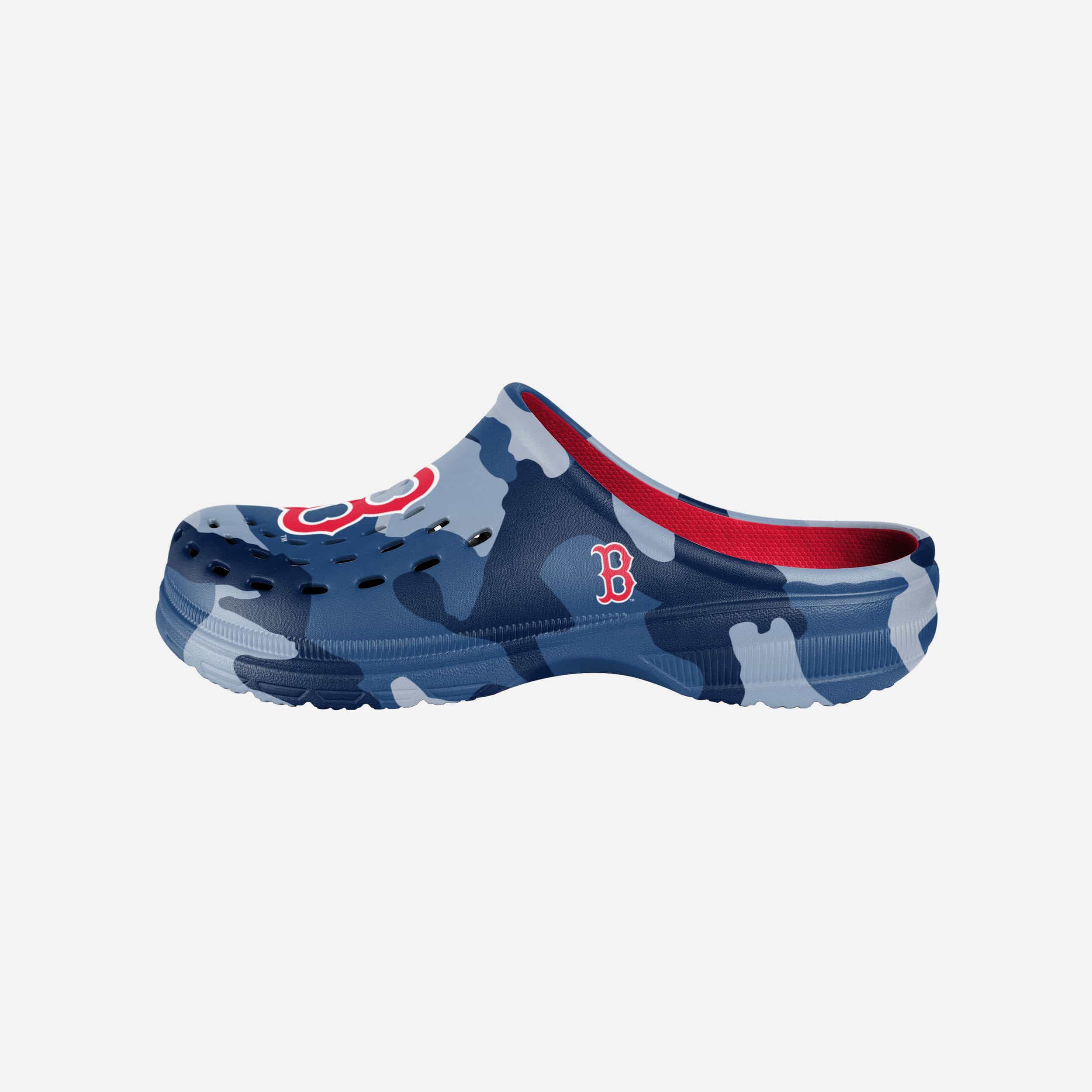 Boston Red Sox Tonal Camo Clogs - Show Your Fandom!