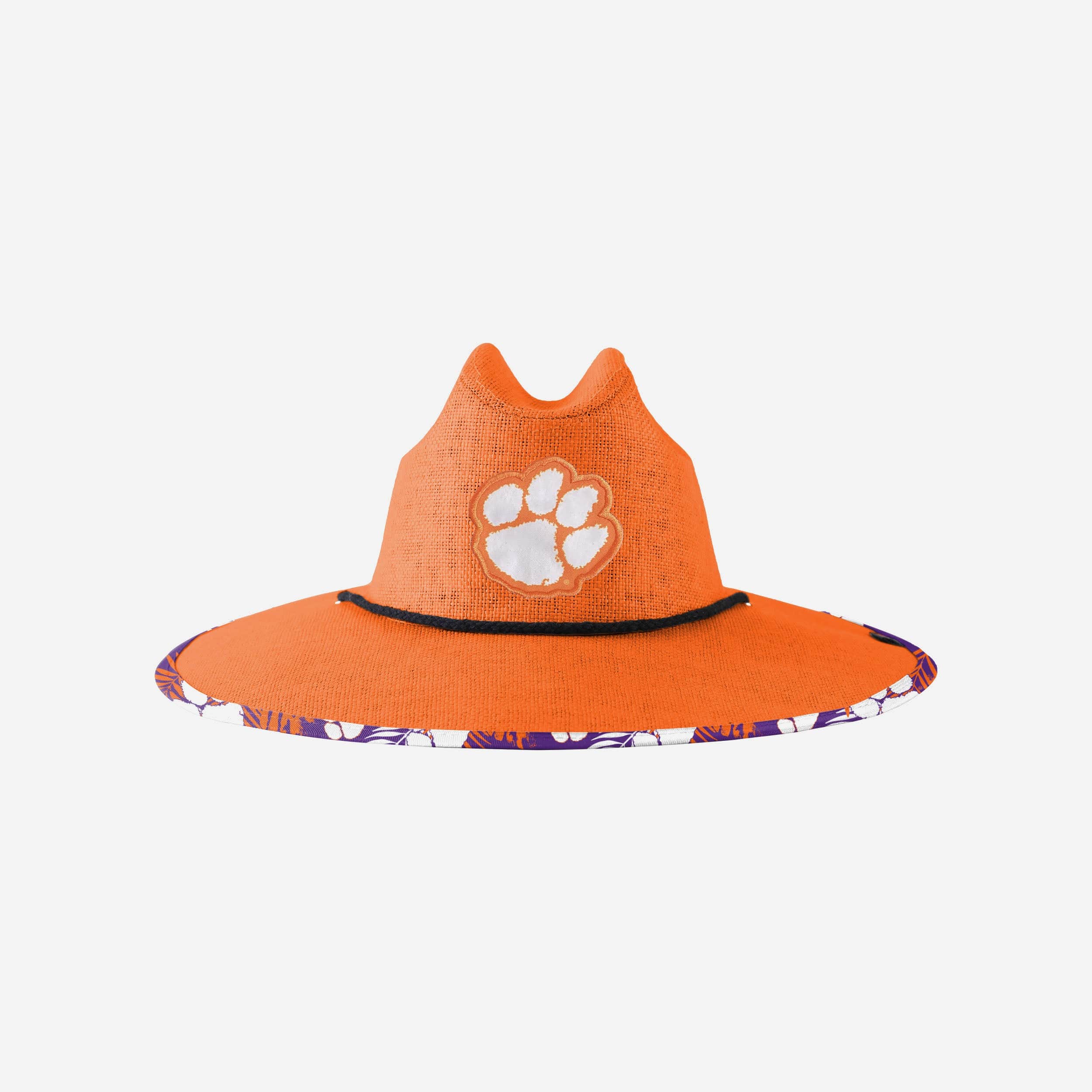Clemson Tigers Stylish Team Color Straw Hat