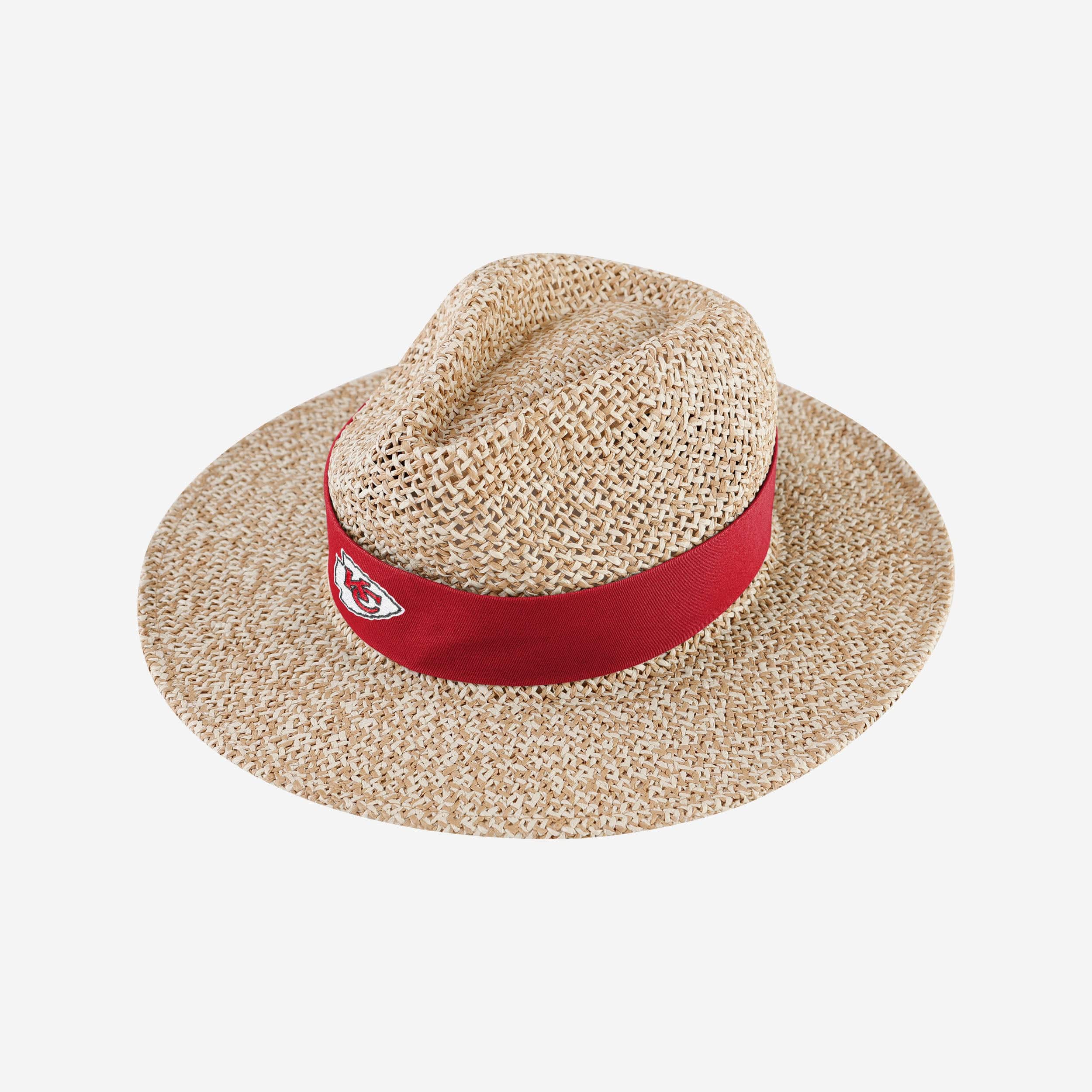 Kansas City Chiefs Stylish Band Straw Hat